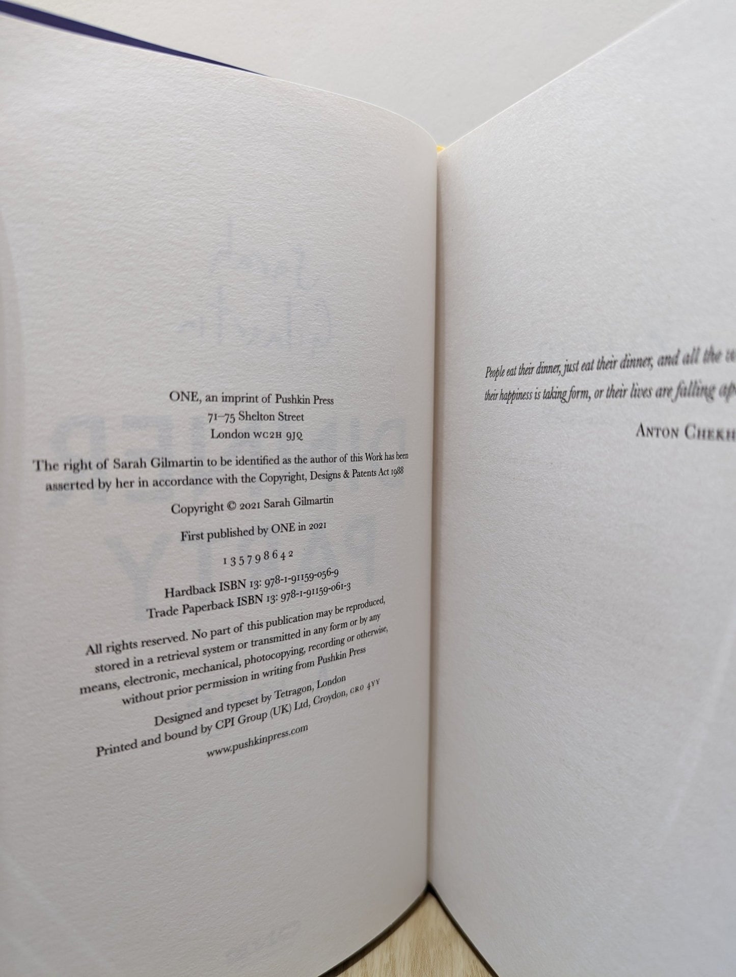 Dinner Party by Sarah Gilmartin (Signed First Edition) - Fialta Books