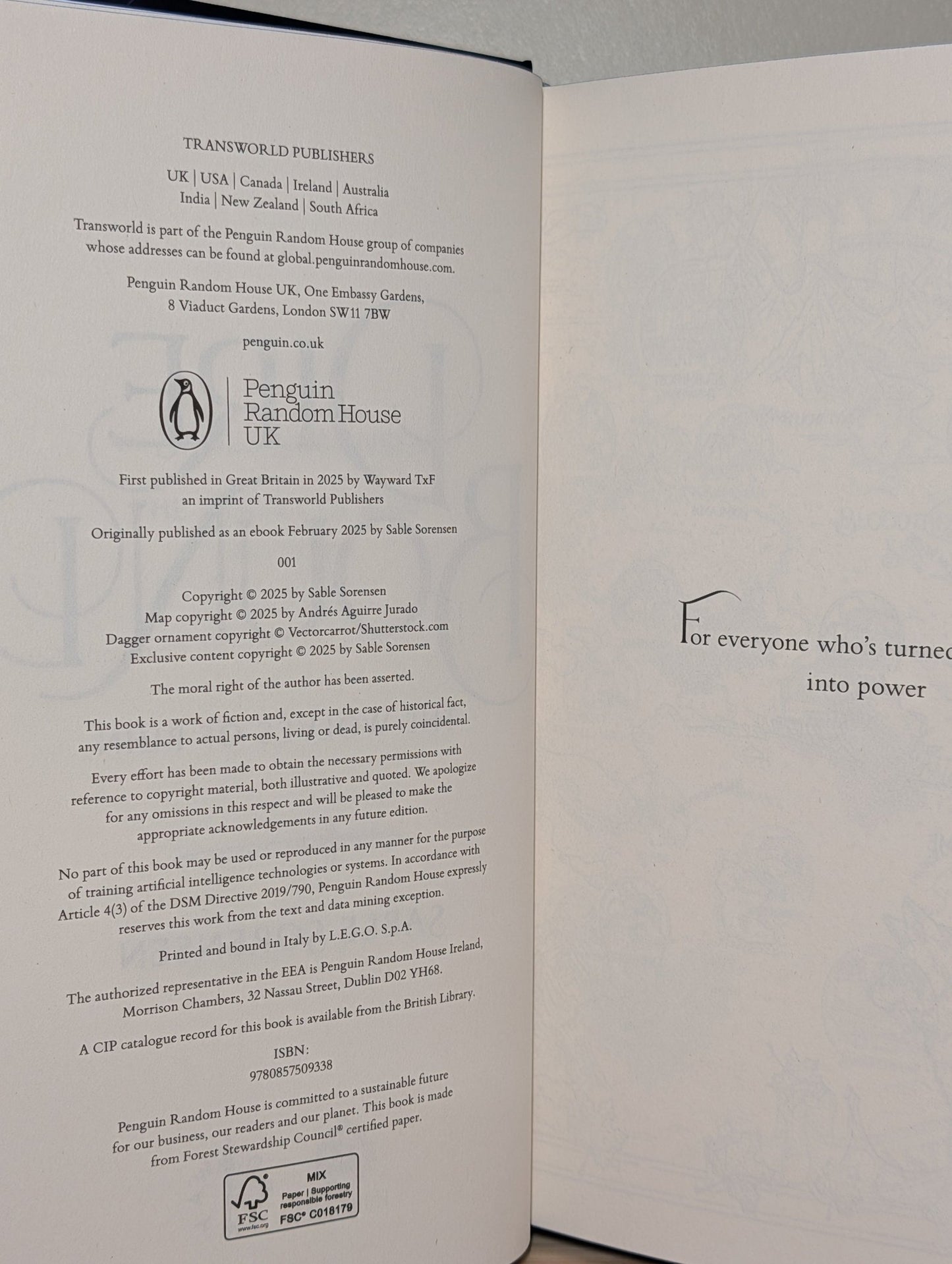 Dire Bound by Sable Sorensen (Signed Special Edition with sprayed edges) - Fialta Books