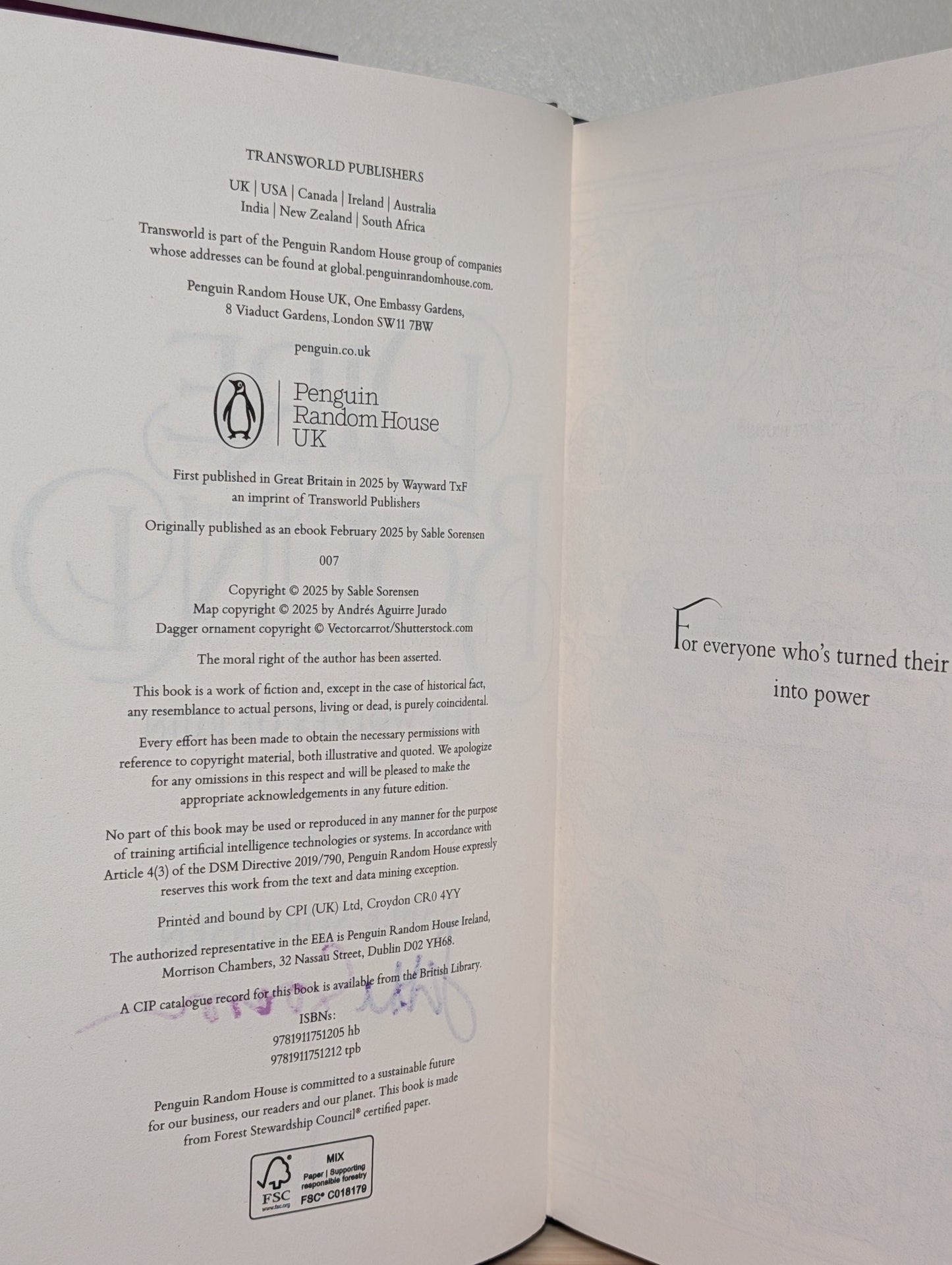 Dire Bound by Sable Sorensen (Signed to Title Page) - Fialta Books