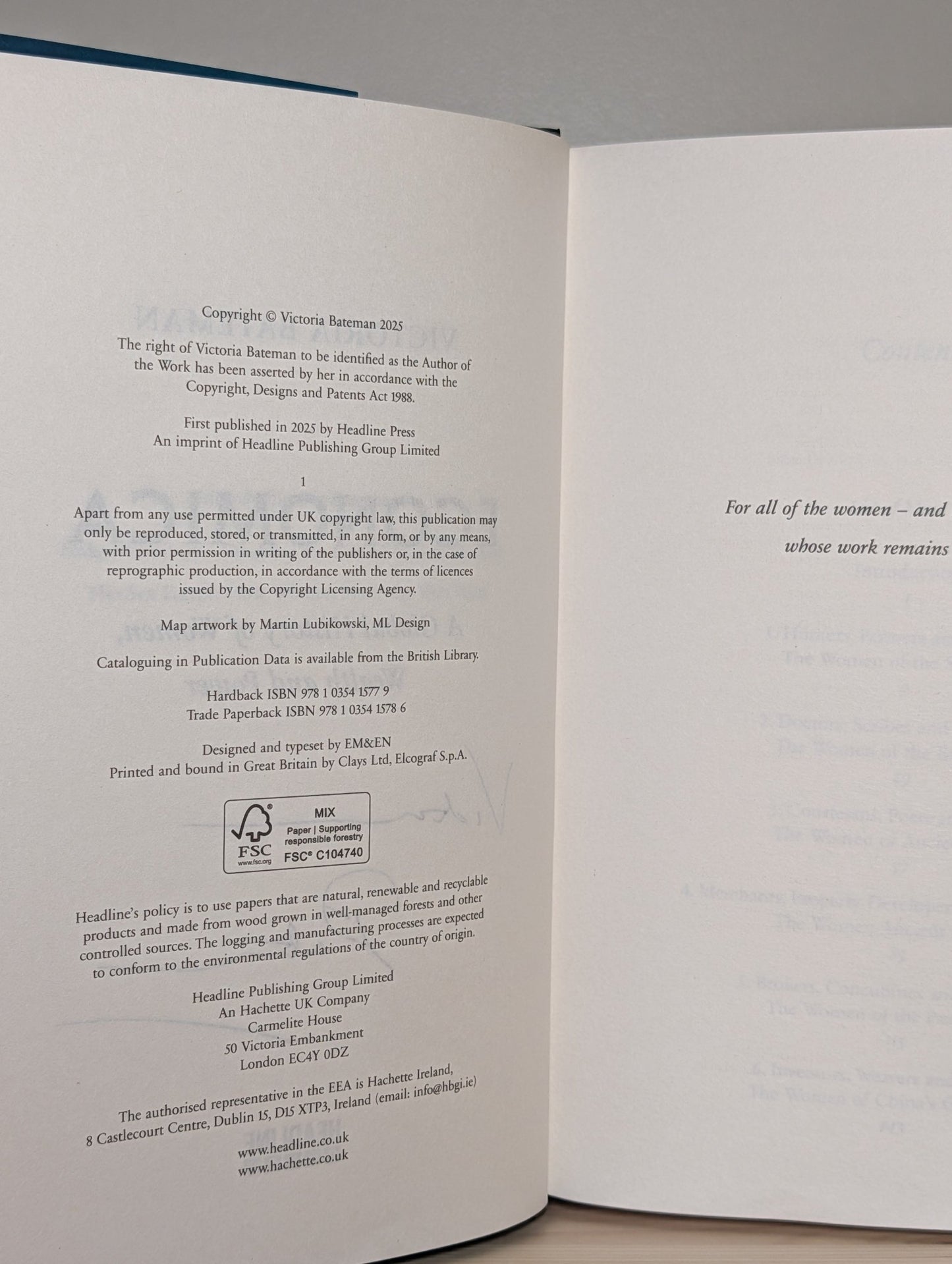 Economica: A global history of women, wealth and power by Victoria Bateman (Signed First Edition) - Fialta Books