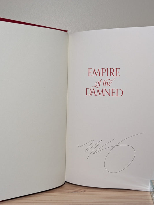 Empire of the Damned: Illustrated Deluxe Edition by Jay Kristoff (Signed) - Fialta Books