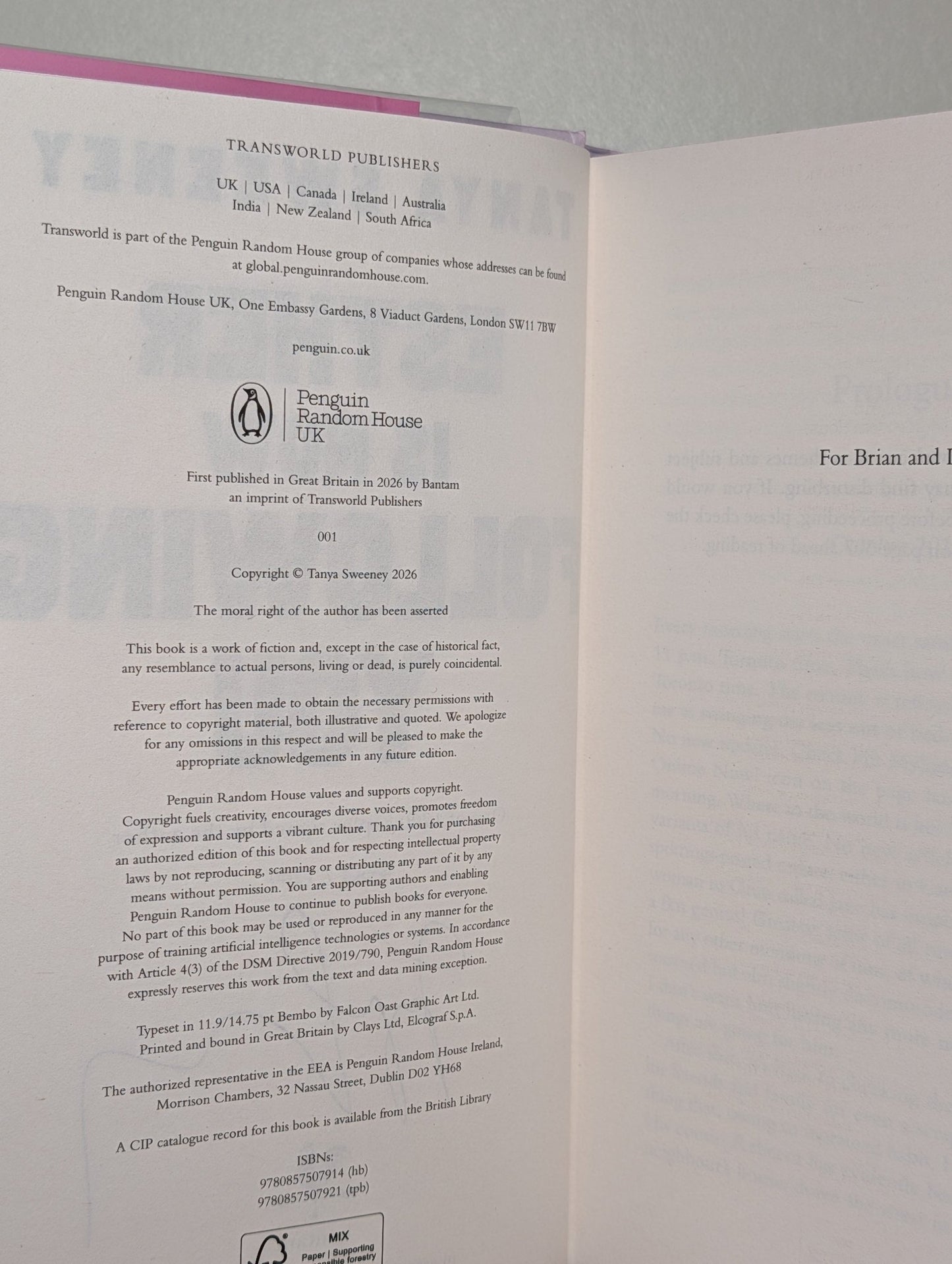 Esther is Now Following You by Tanya Sweeney (Signed Numbered Edition with sprayed edges) - Fialta Books