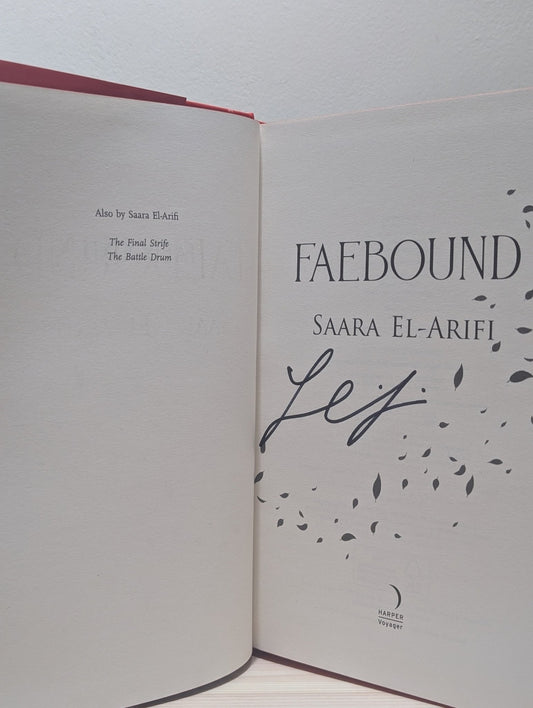 Faebound; Cursebound by Saara El - Arifi (Signed First Edition with sprayed edges) - Fialta Books