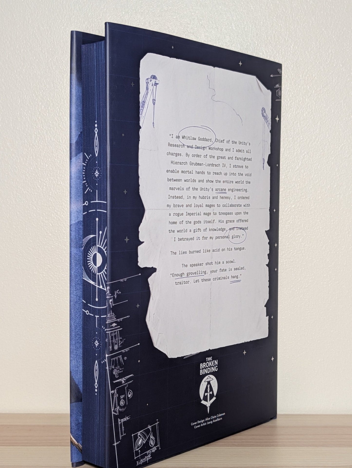 First Mage on the Moon by Cameron Johnston (Signed First Edition with sprayed edges) - Fialta Books