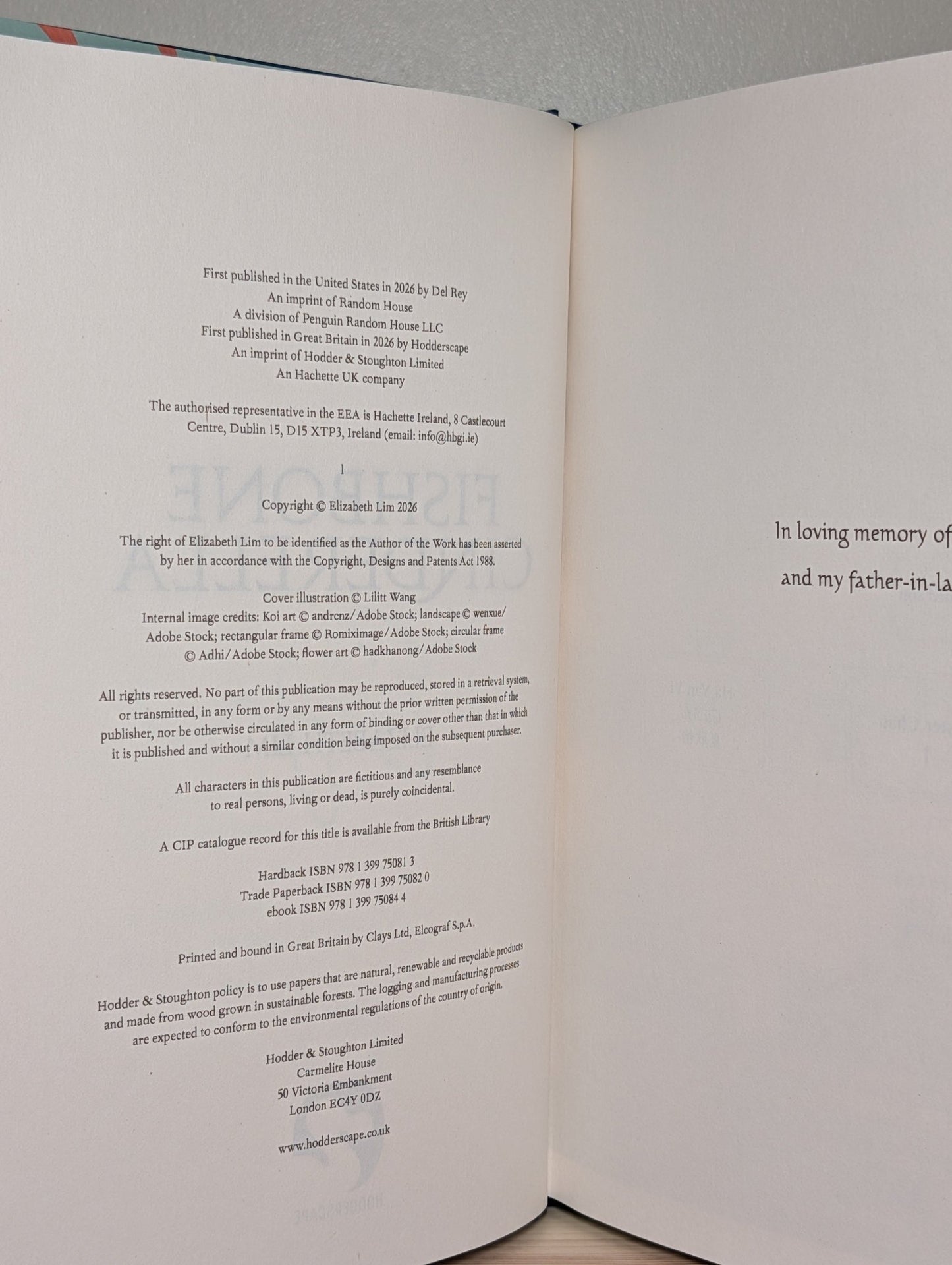Fishbone Cinderella by Elizabeth Lim (Signed First Edition with sprayed edges) - Fialta Books