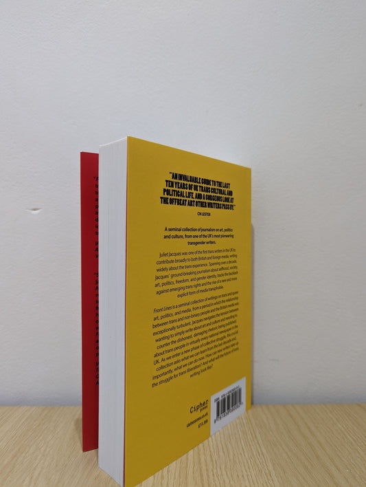 Front Lines: Trans Journalism 2007 - 2021 by Juliet Jacques (Signed First Edition) - Fialta Books
