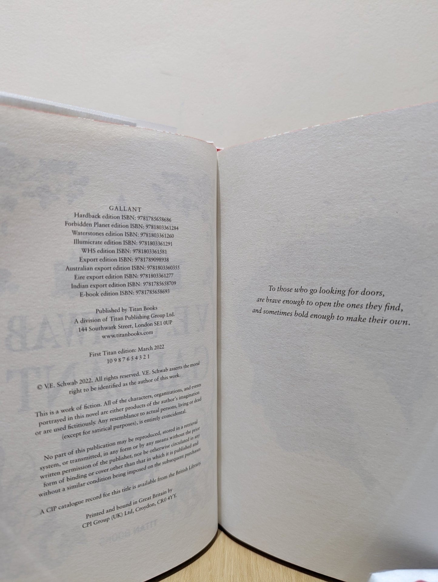 Gallant by V.E. Schwab (Signed Set with red and black edges) - Fialta Books