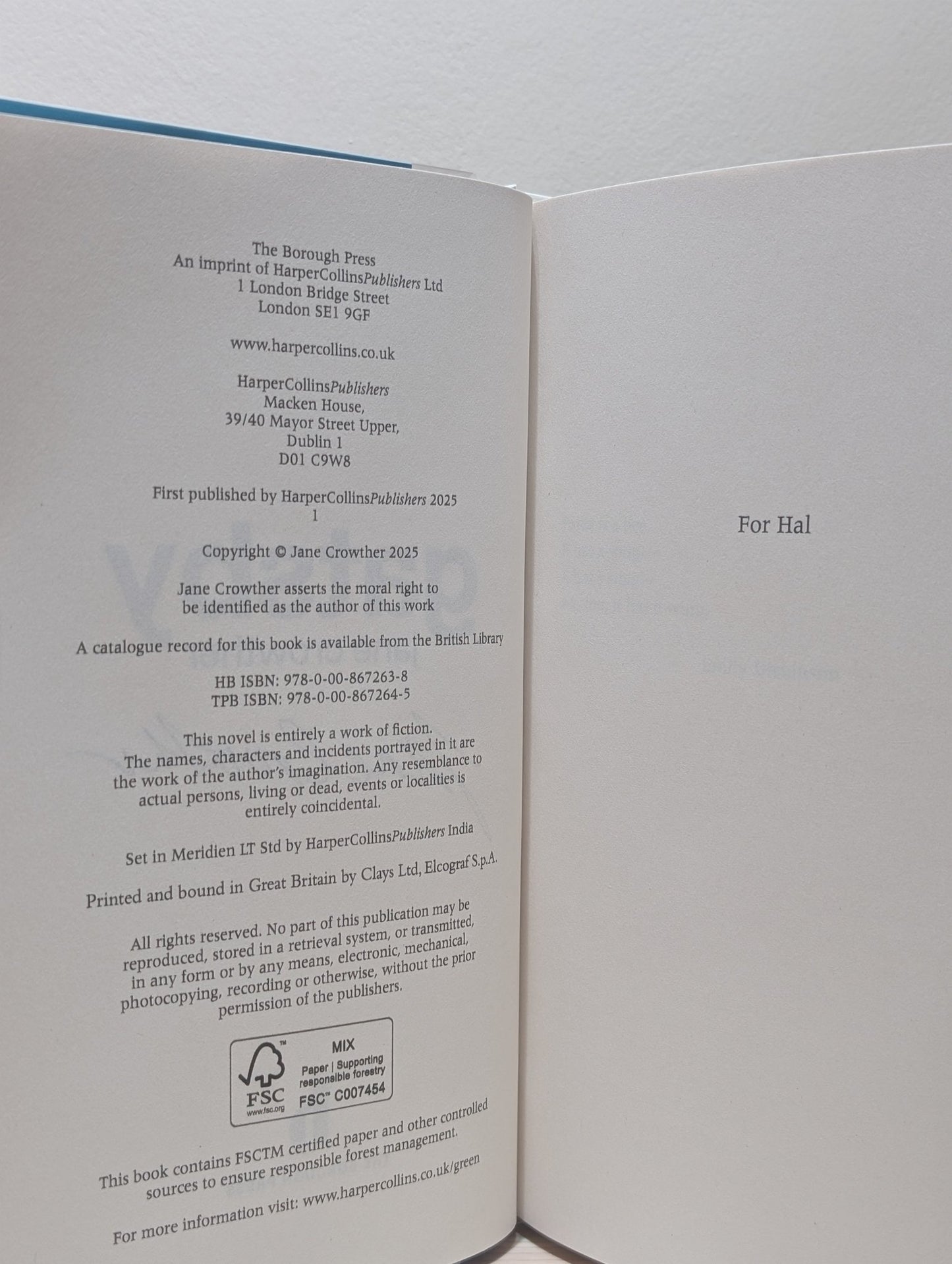 Gatsby by Jane Crowther (Signed First Edition) - Fialta Books