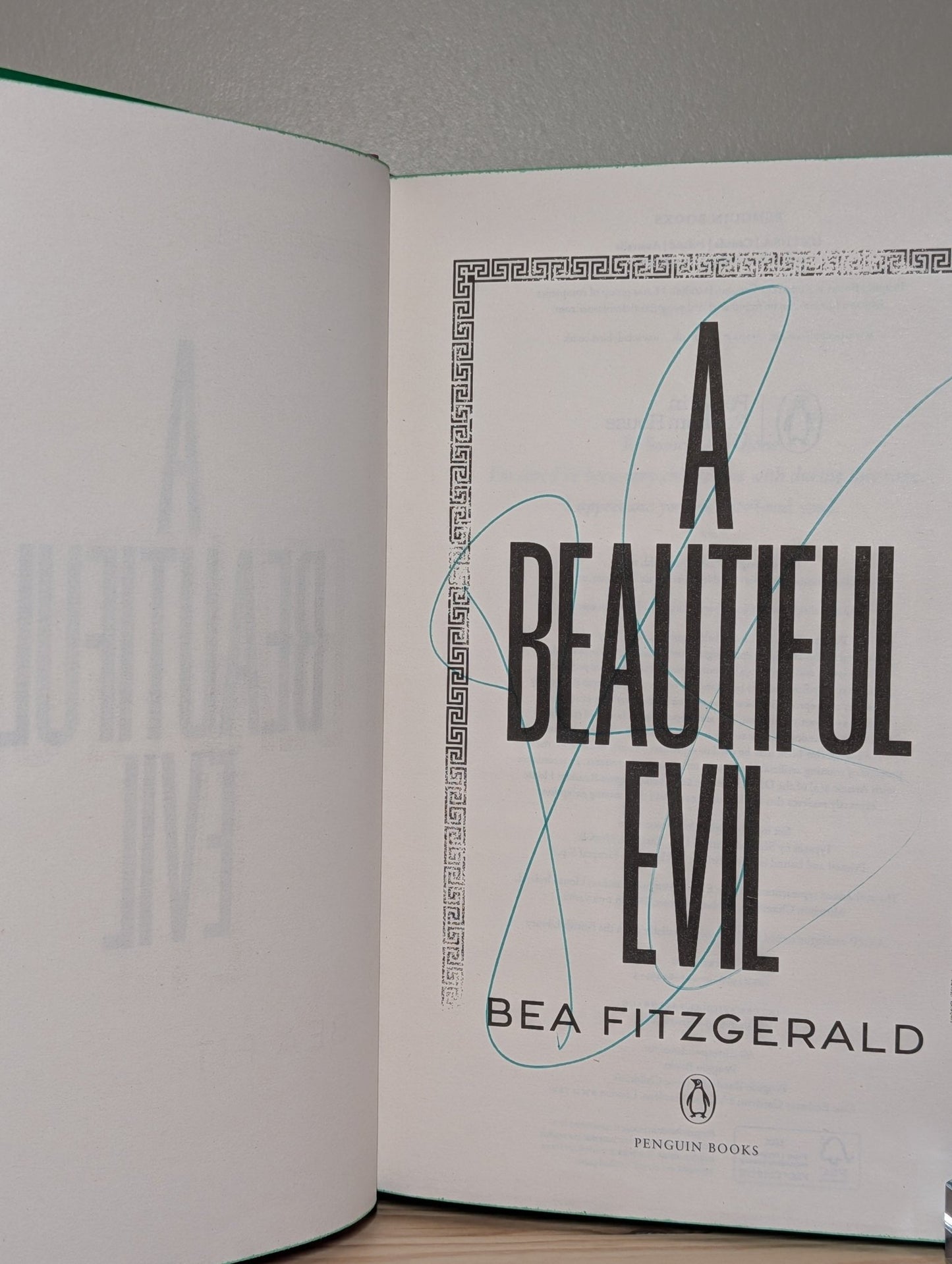 Girl, Goddess, Queen; The End Crowns All; A Beautiful Evil by Bea Fitzgerald (Signed Set with sprayed edges) - Fialta Books