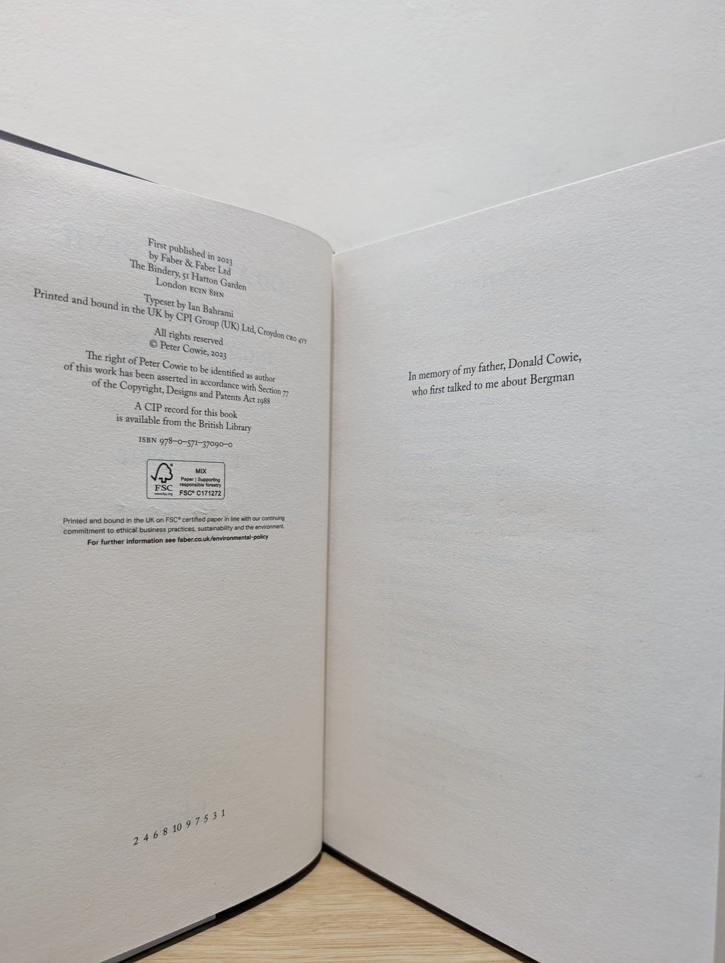 God and the Devil: The Life and Work of Ingmar Bergman by Peter Cowie (Signed First Edition) - Fialta Books