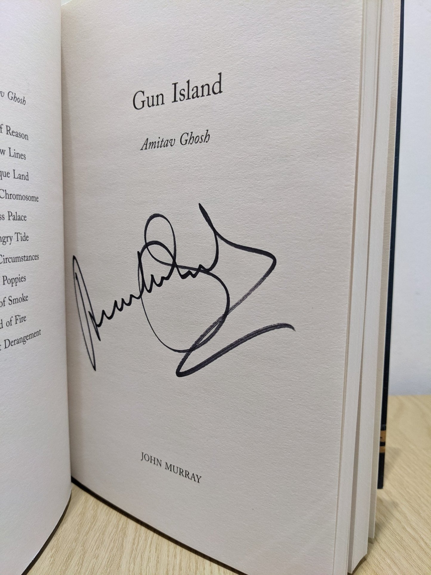 Gun Island by Amitav Ghosh (Signed First Edition) - Fialta Books