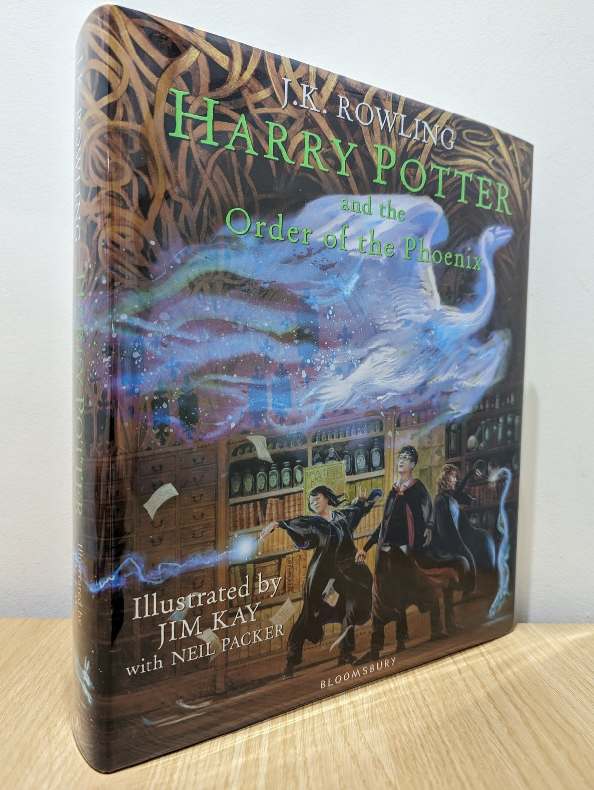 Harry Potter and the Order of the Phoenix Illustrated Edition by J.K. Rowling (Signed by the Illustrators) - Fialta Books