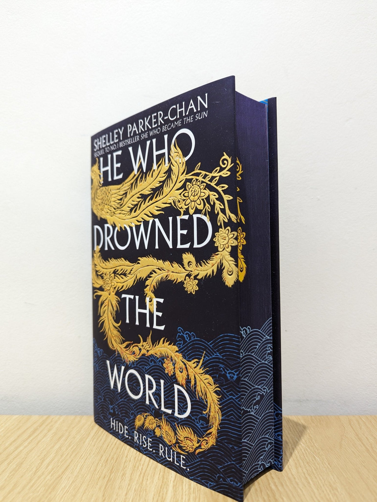 He Who Drowned the World by Shelley Parker - Chan (Signed First Edition with sprayed edges) - Fialta Books