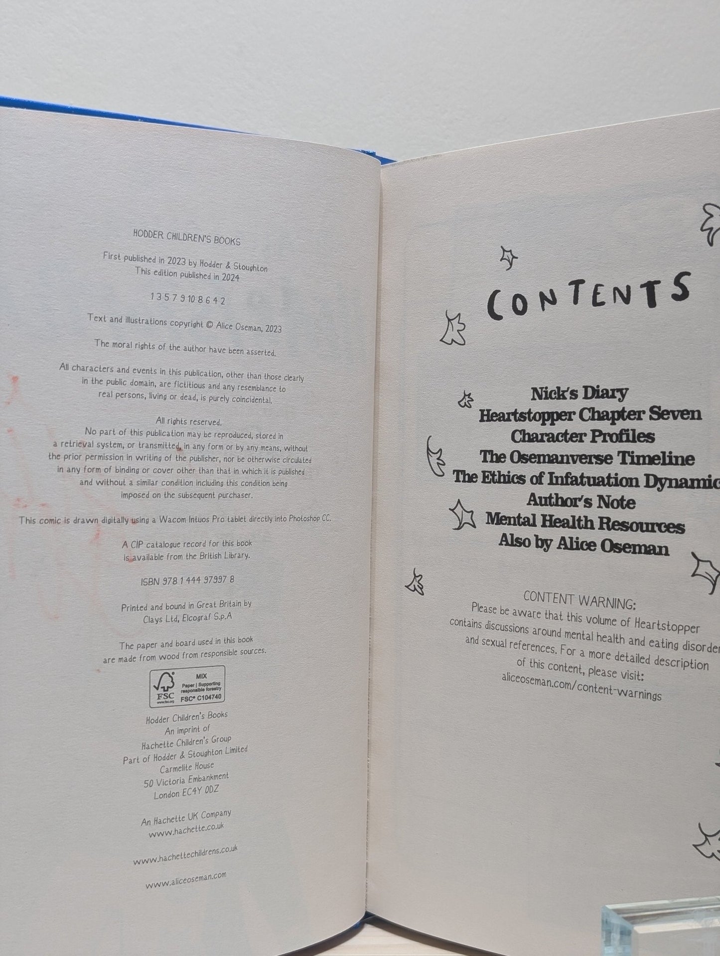 Heartstopper Volume 5 by Alice Oseman (Signed Hardback Edition) - Fialta Books