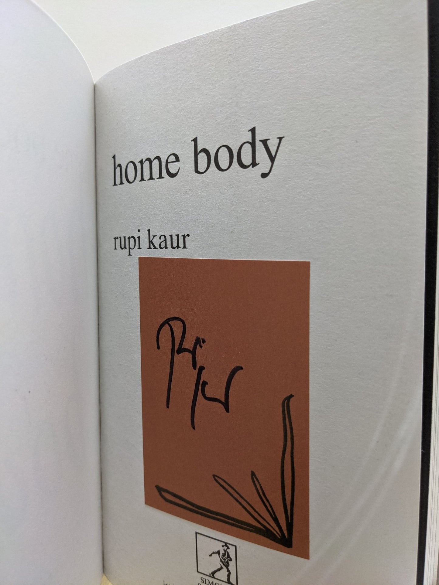 Home Body by Rupi Kaur (Signed First Edition) - Fialta Books