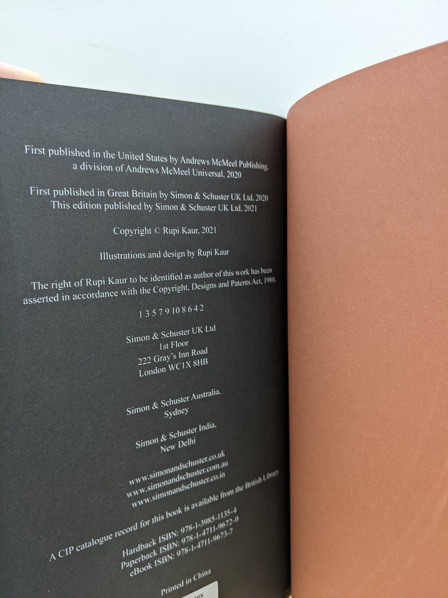 Home Body by Rupi Kaur (Signed First Hardback Edition) - Fialta Books