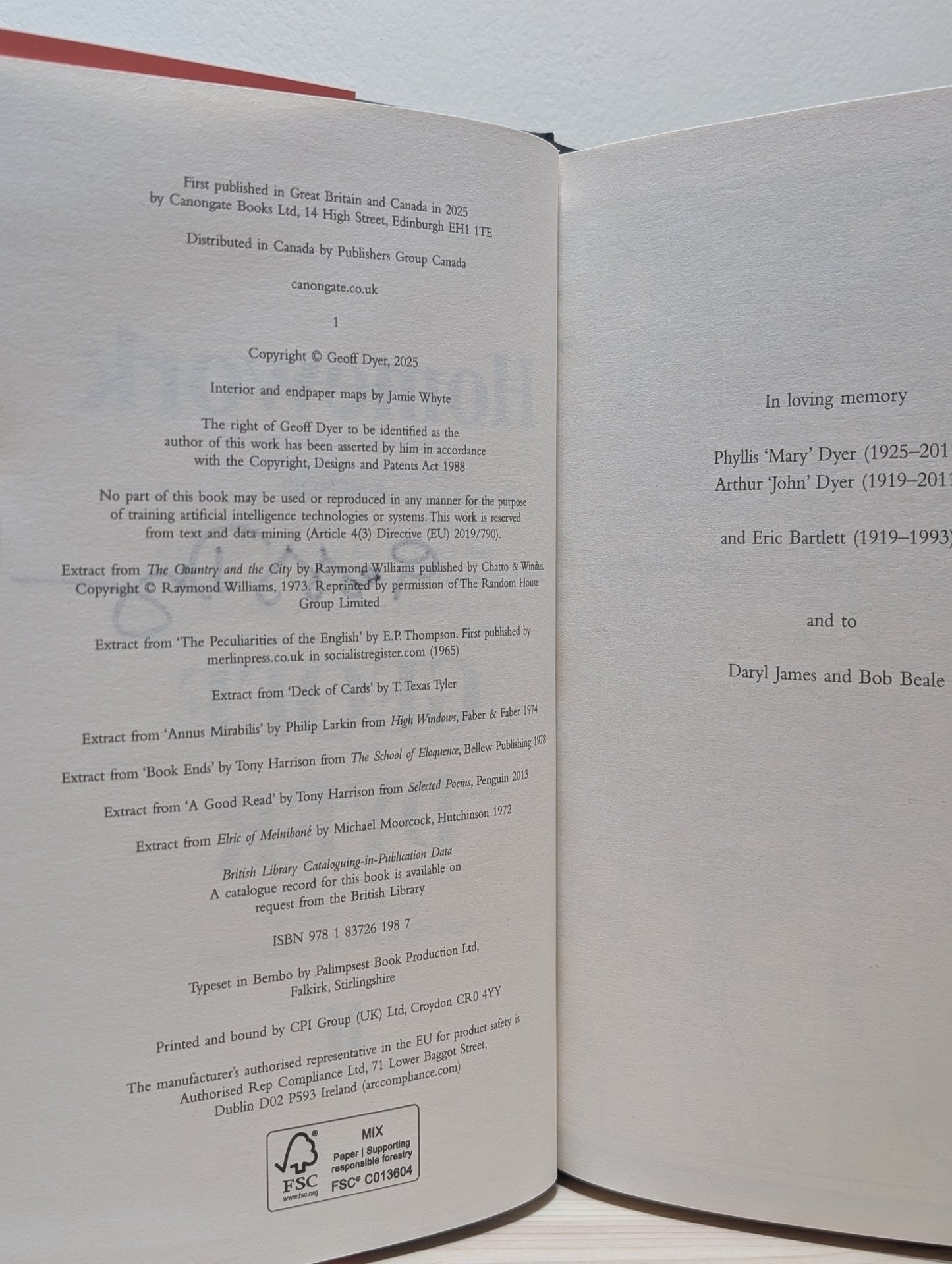 Homework: A Memoir by Geoff Dyer (Signed First Edition) - Fialta Books