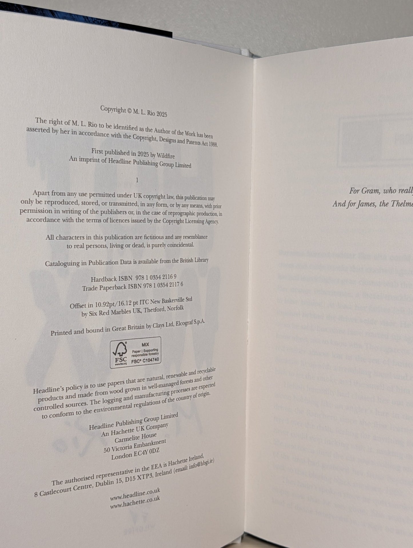 Hot Wax by M.L. Rio (Signed Tour Edition with sprayed edges) - Fialta Books