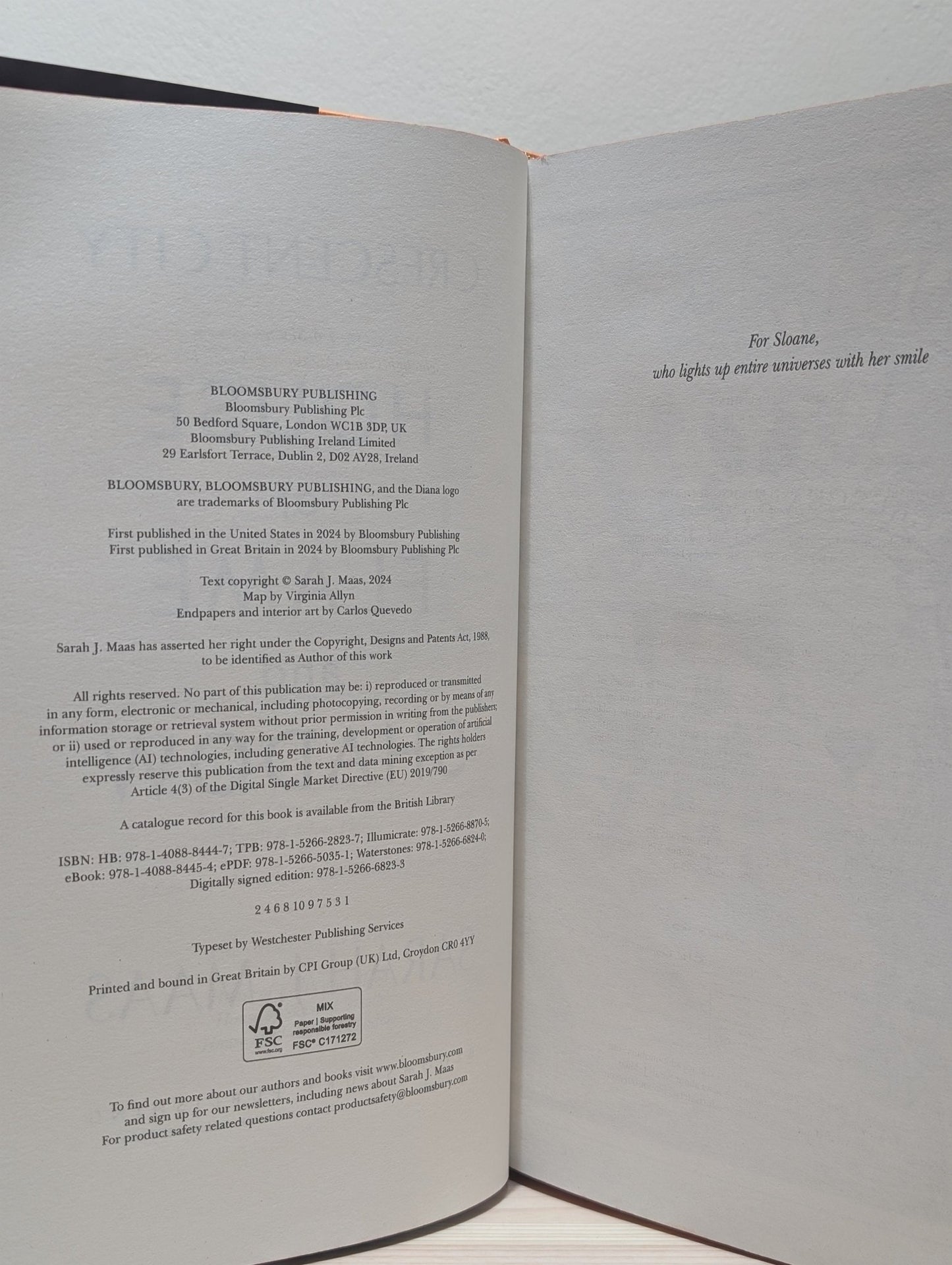 House of Flame and Shadow by Sarah J. Maas (sprayed edge edition with page overlays) - Fialta Books