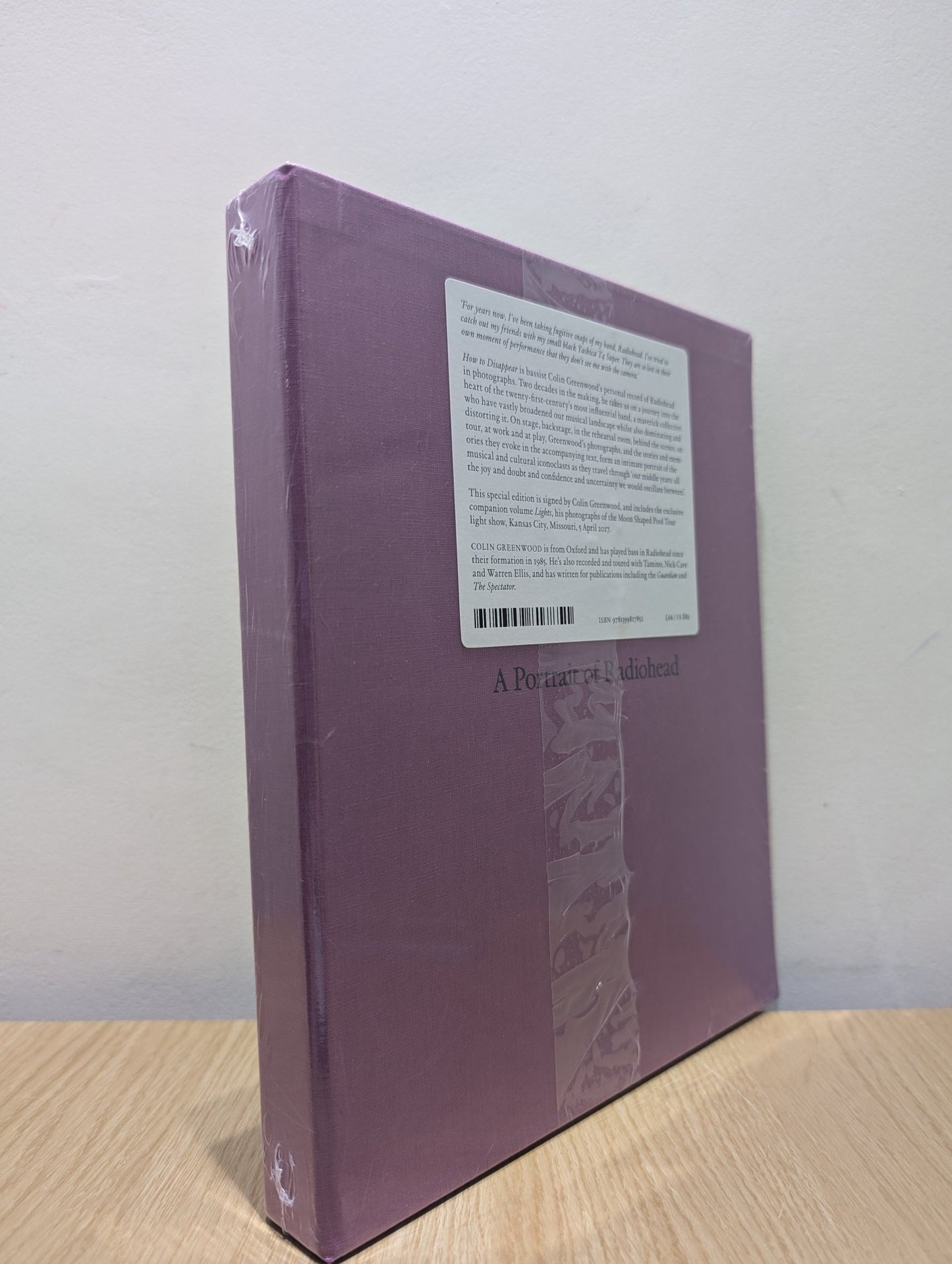 How to Disappear: A Photographic Portrait of Radiohead by Colin Greenwood (Signed Slipcase Edition) - Fialta Books