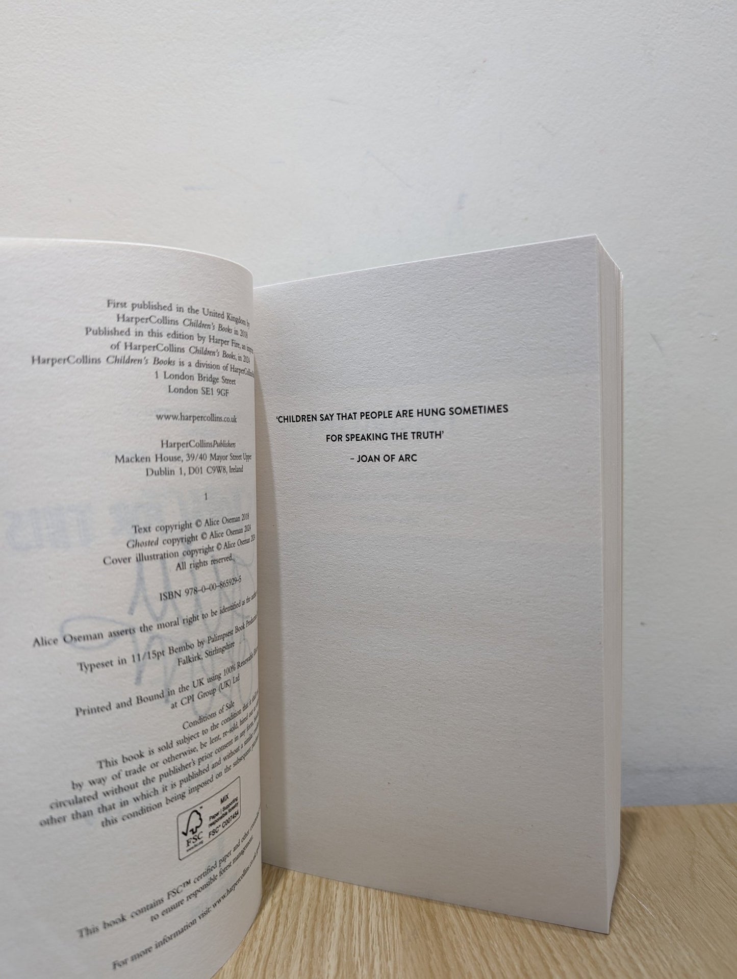 I Was Born for This by Alice Oseman (Signed) - Fialta Books