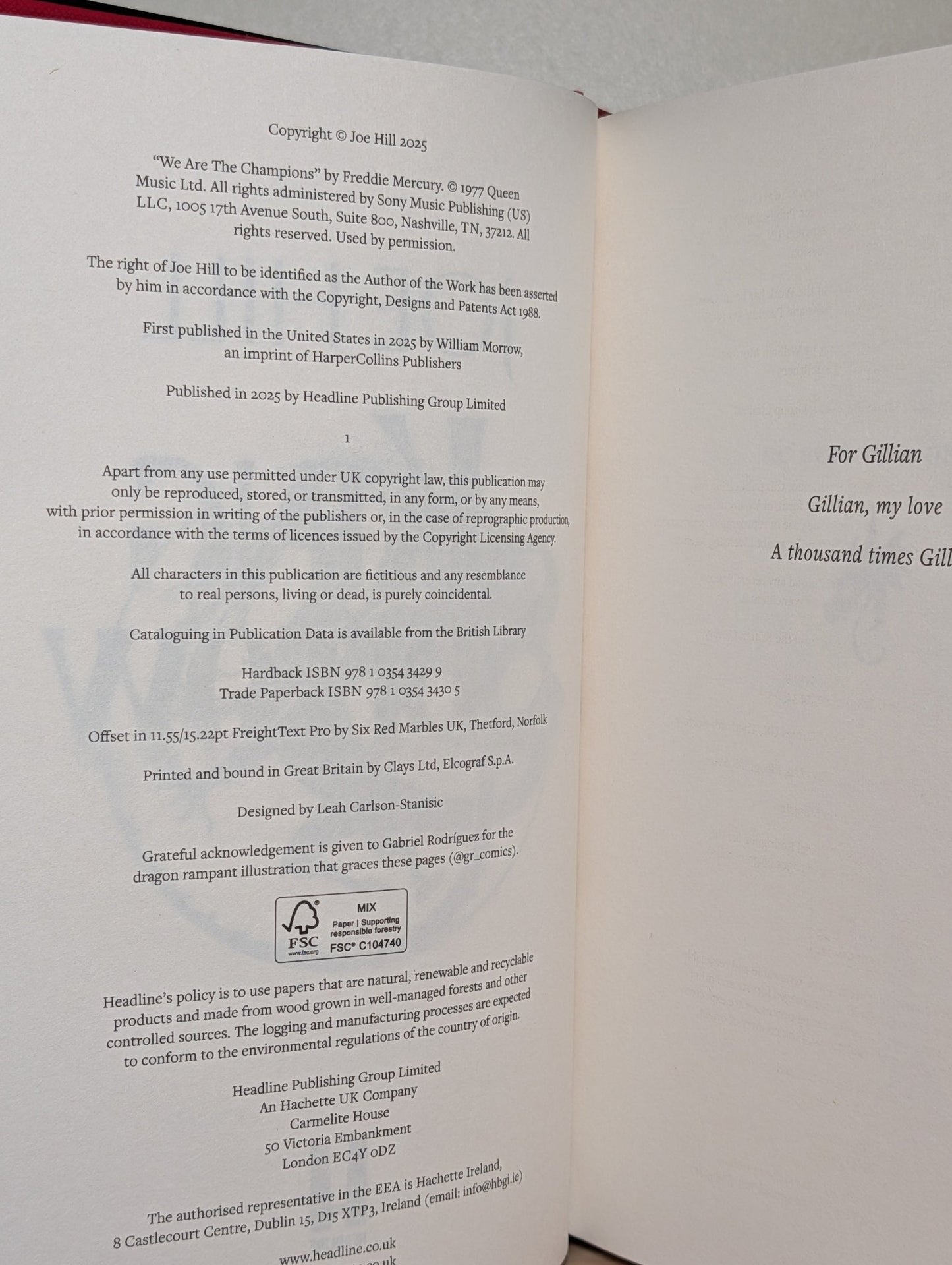 King Sorrow by Joe Hill (Signed First Edition) - Fialta Books