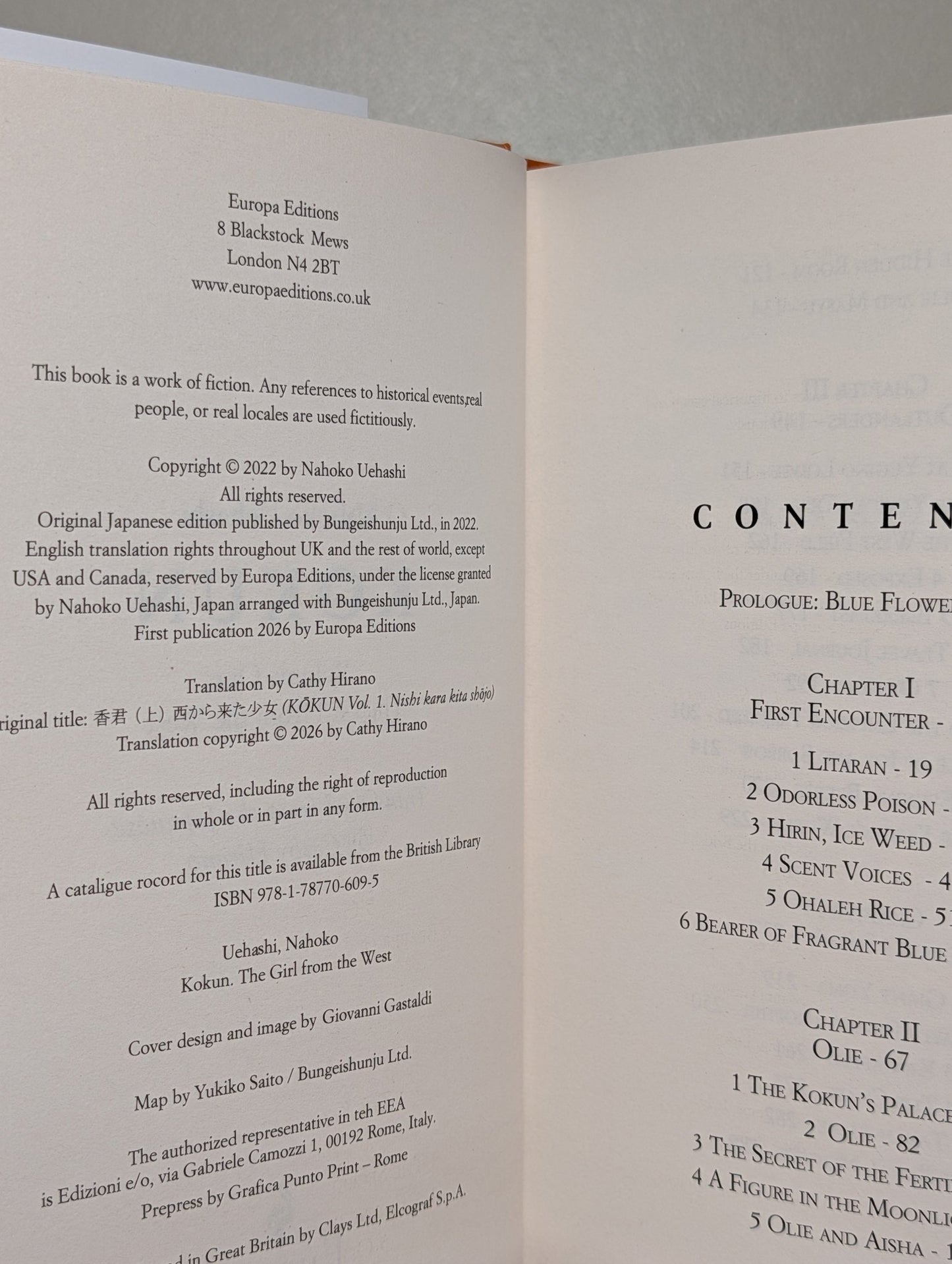 Kokun: Book 1 of The Girl from the West by Nahoko Uehashi (First Edition) - Fialta Books