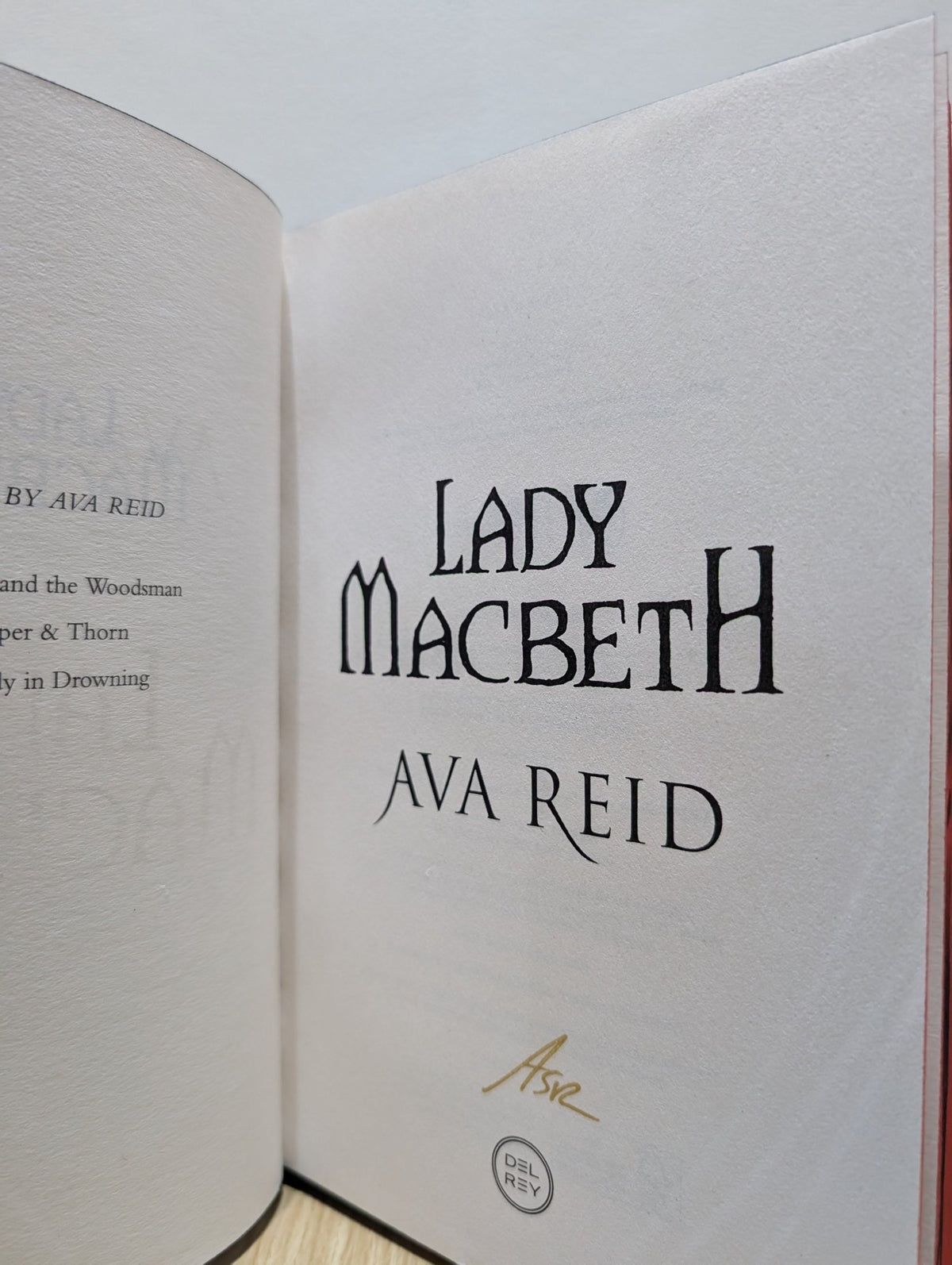 Lady Macbeth by Ava Reid (Signed First Edition with sprayed edges) - Fialta Books