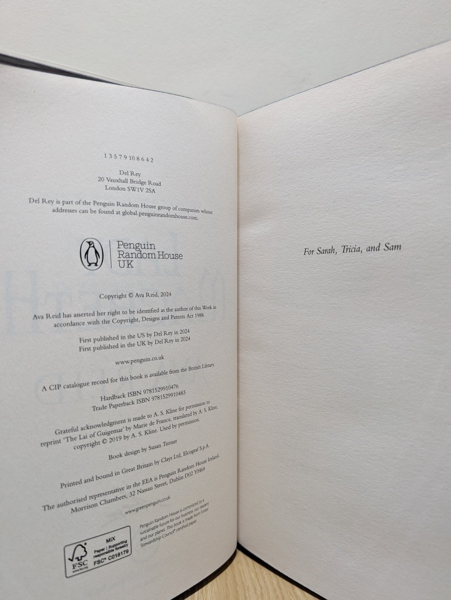 Lady Macbeth by Ava Reid (Signed Numbered First Edition with sprayed edges) - Fialta Books