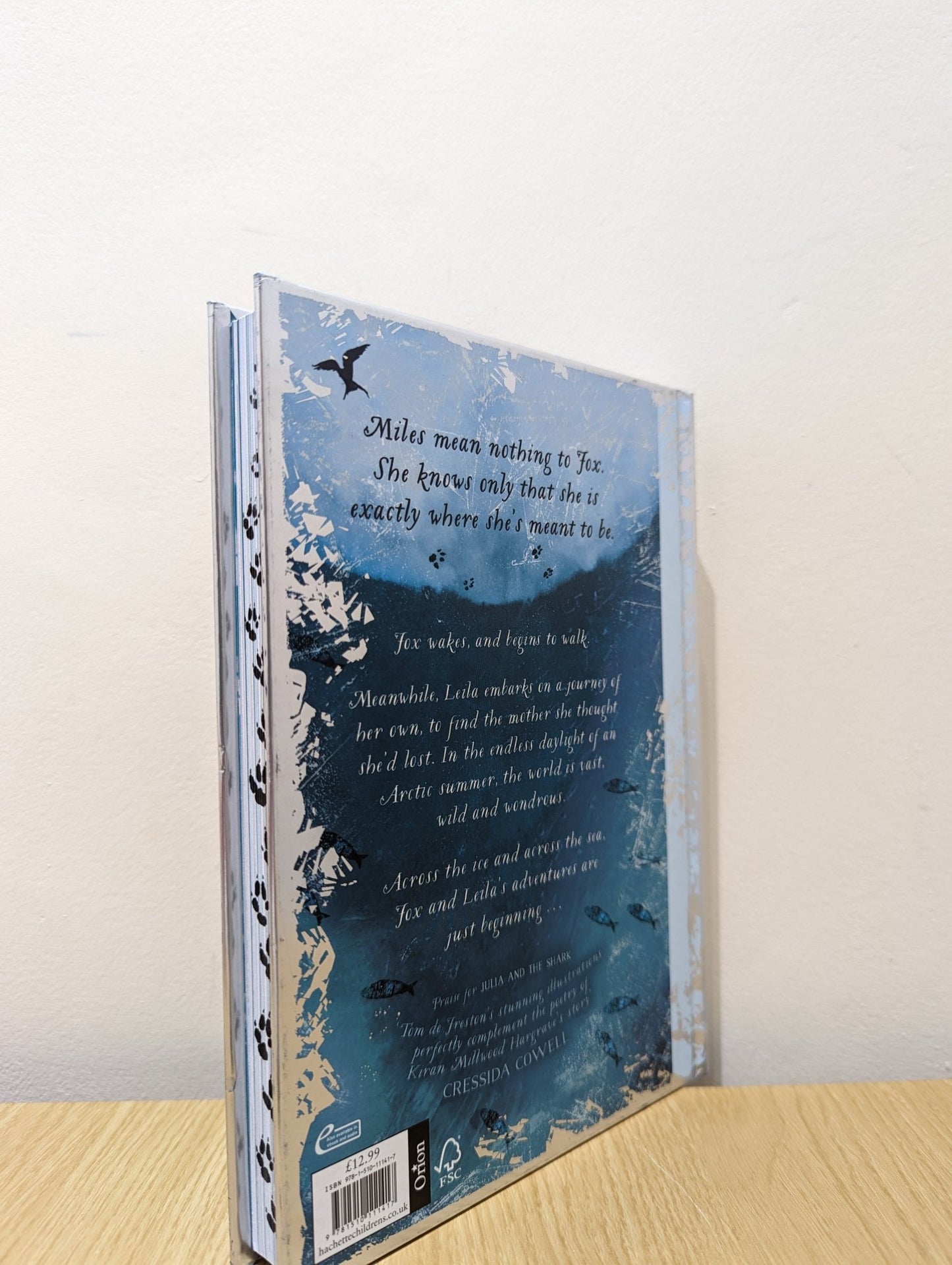 Leila and the Blue Fox by Kiran Millwood Hargrave (Signed First Edition with sprayed edges) - Fialta Books