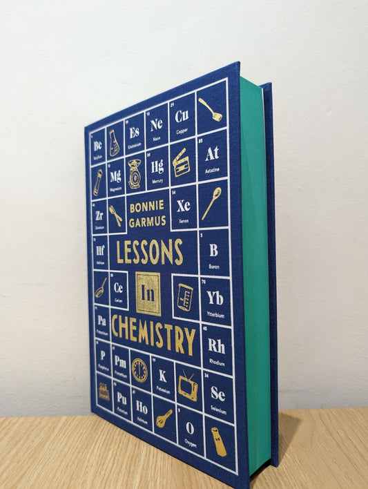 Lessons in Chemistry by Bonnie Garmus (Clothbound Collector's Edition with sprayed edges) - Fialta Books