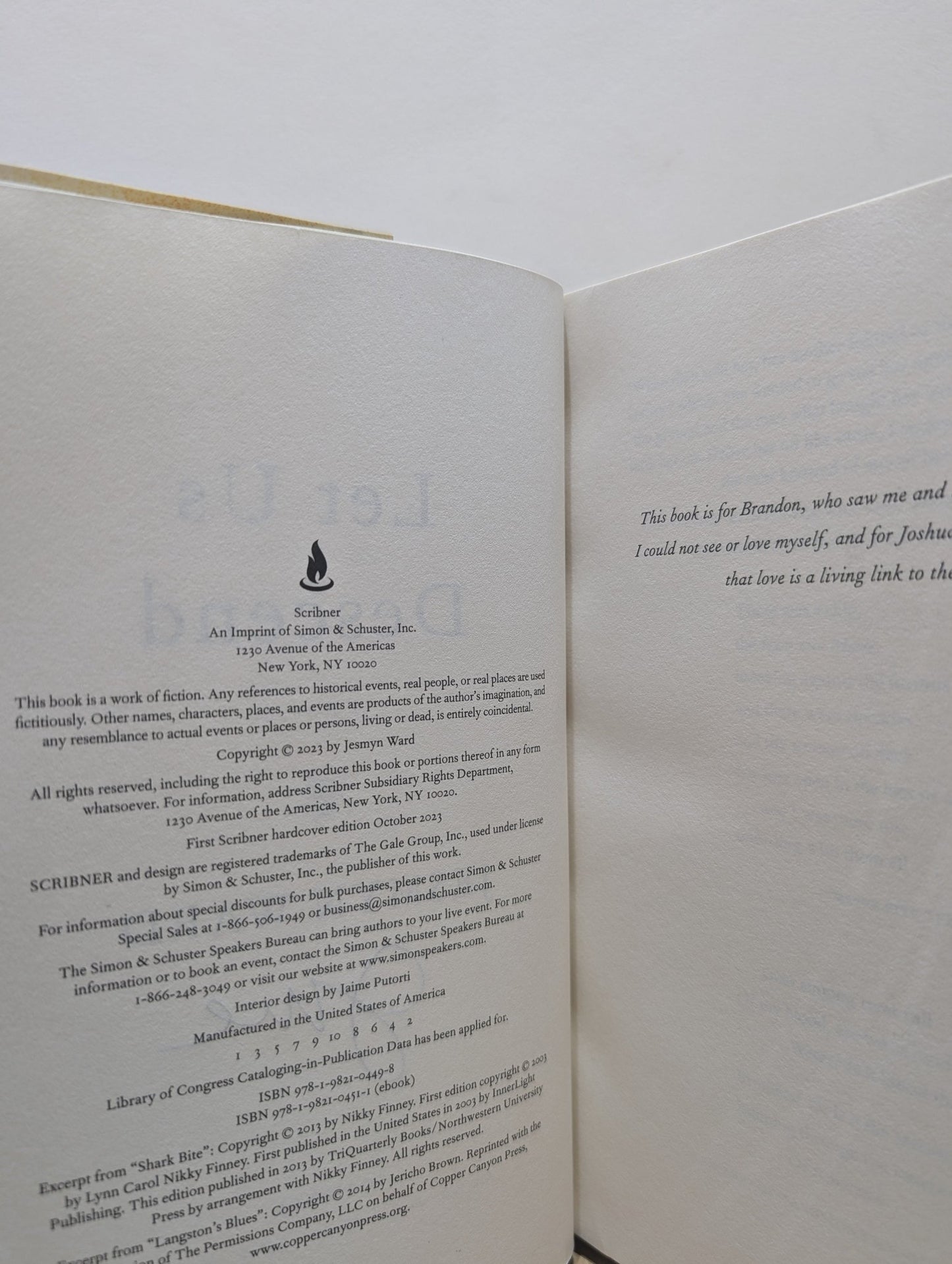 Let Us Descend by Jesmyn Ward (Signed US First Edition) - Fialta Books