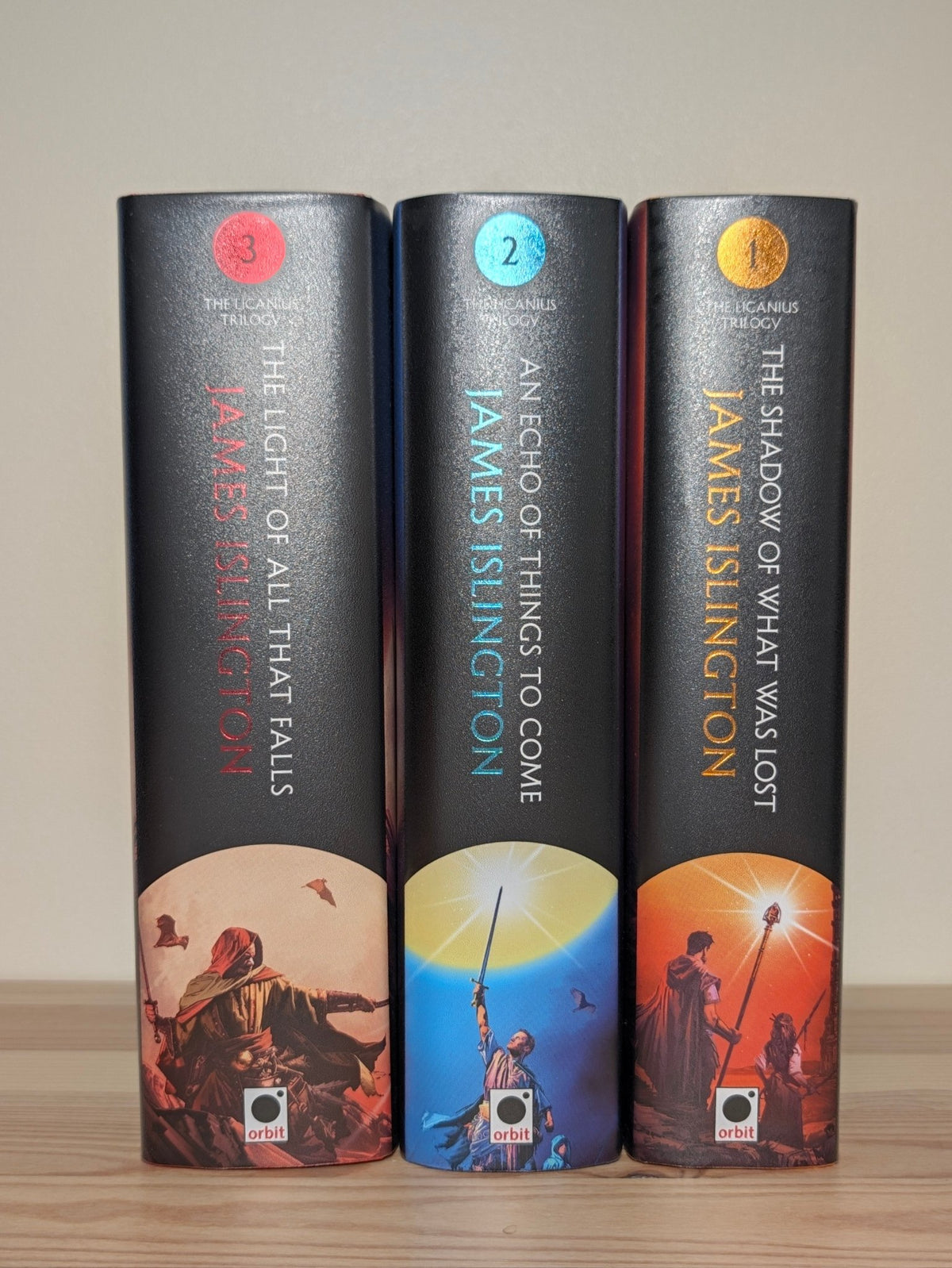 Licanius Trilogy by James Islington (Deluxe Edition with sprayed edges) - Fialta Books
