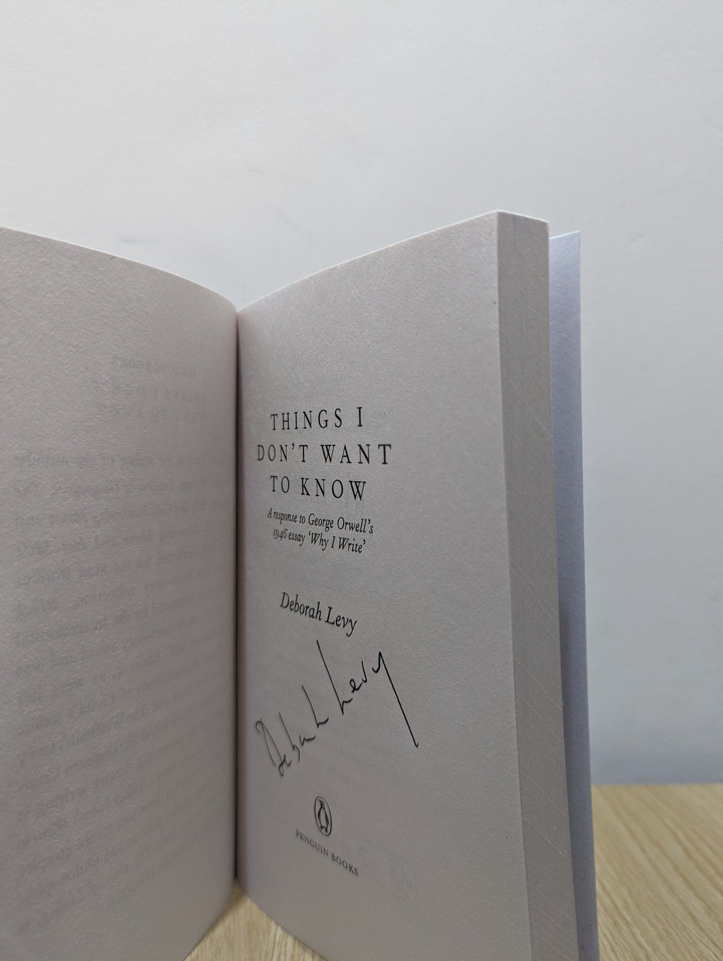 Living Autobiographies: Things I Don't Want to Know; The Cost of Living; Real Estate by Deborah Levy - Fialta Books