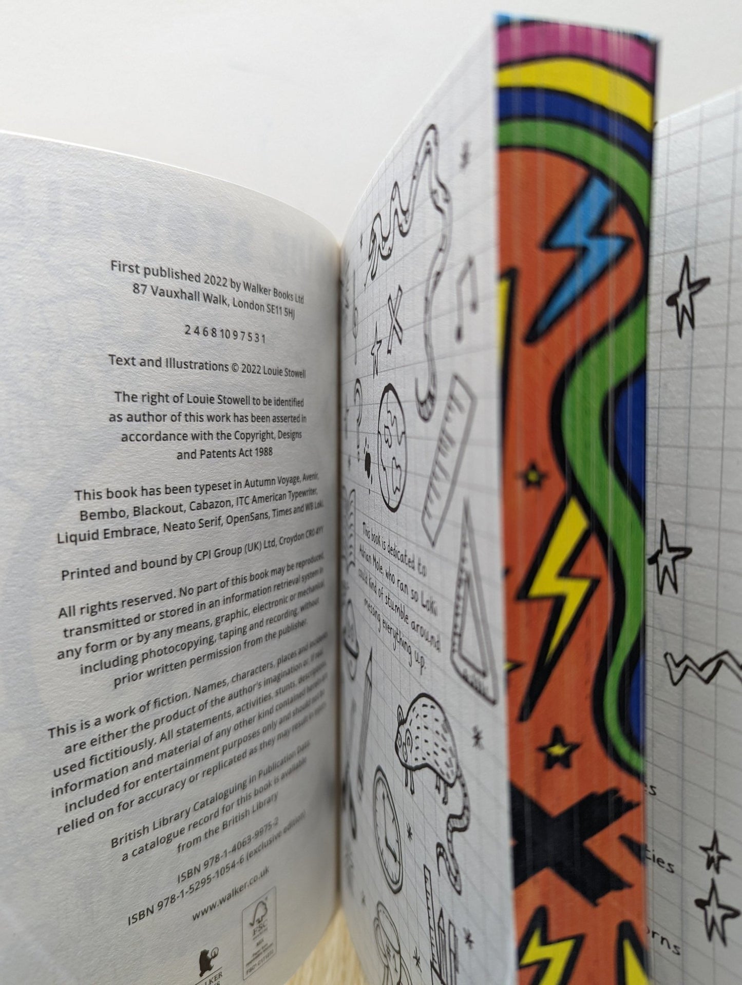 Loki 1: A Bad God's Guide to Being Good by Louie Stowell (Signed First Edition with sprayed edges) - Fialta Books