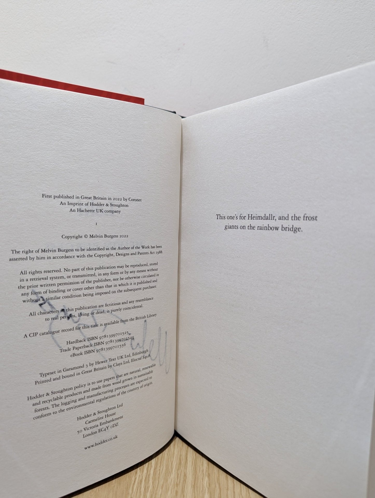 Loki by Melvin Burgess (Signed First Edition) - Fialta Books