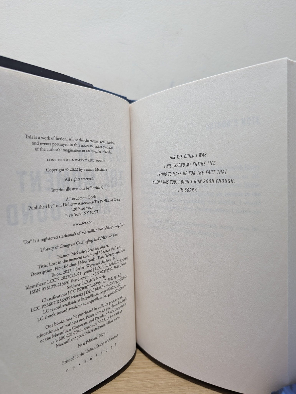 Lost in the Moment and Found by Seanan McGuire (First Edition) - Fialta Books