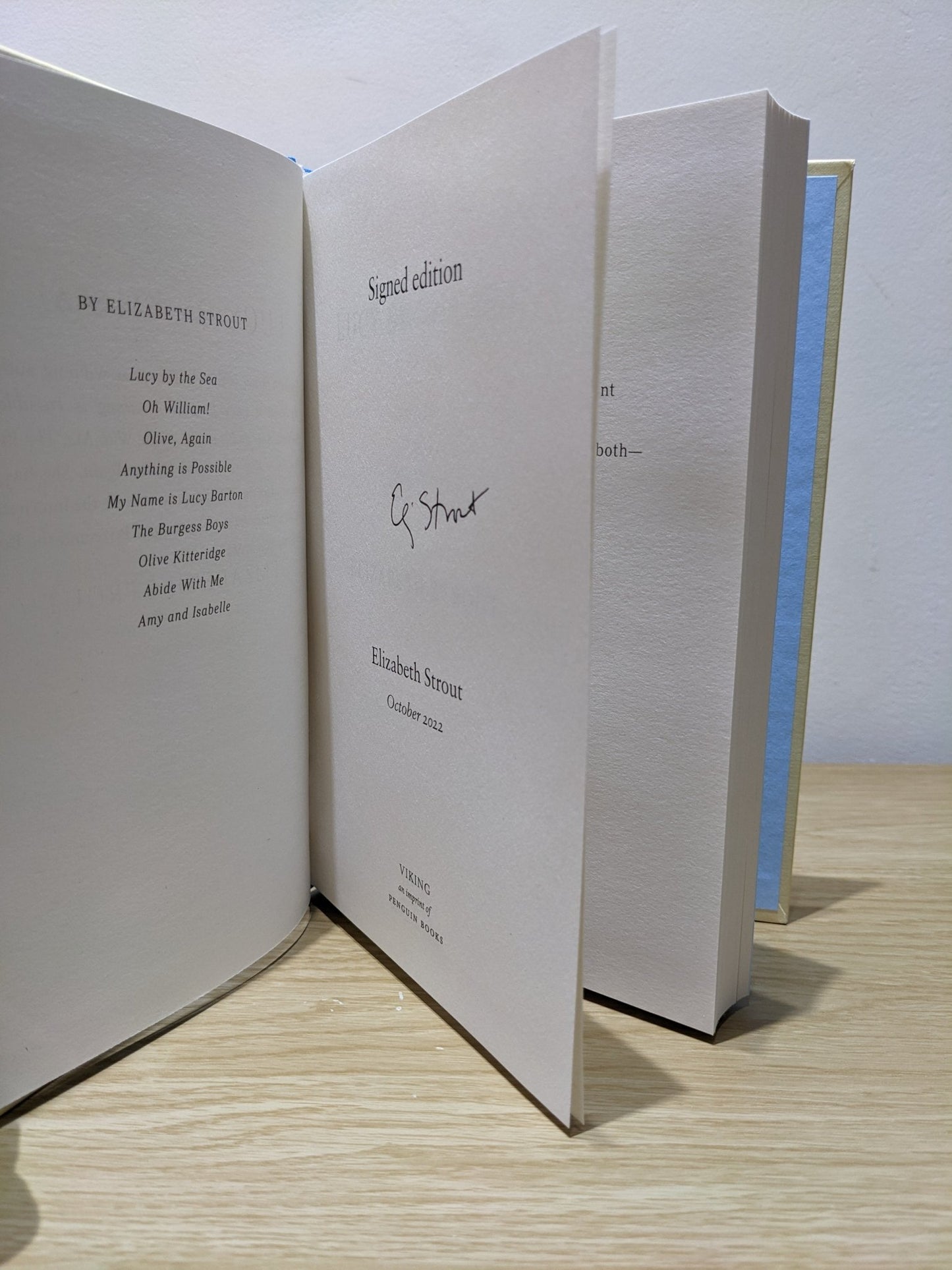 Lucy by the Sea by Elizabeth Strout (Signed First Edition) - Fialta Books