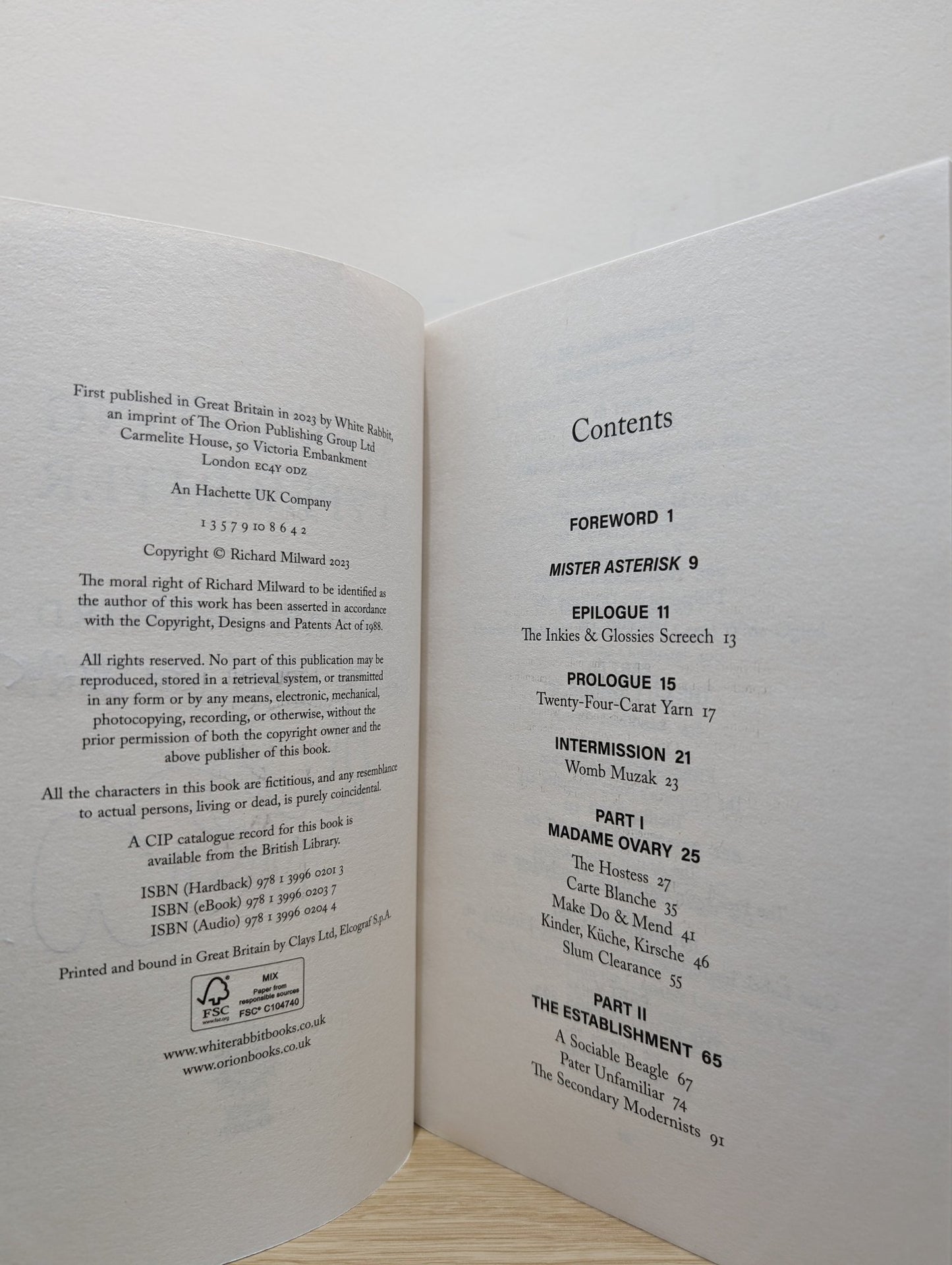 Man - Eating Typewriter by Richard Milward (Signed Lined First Edition) - Fialta Books
