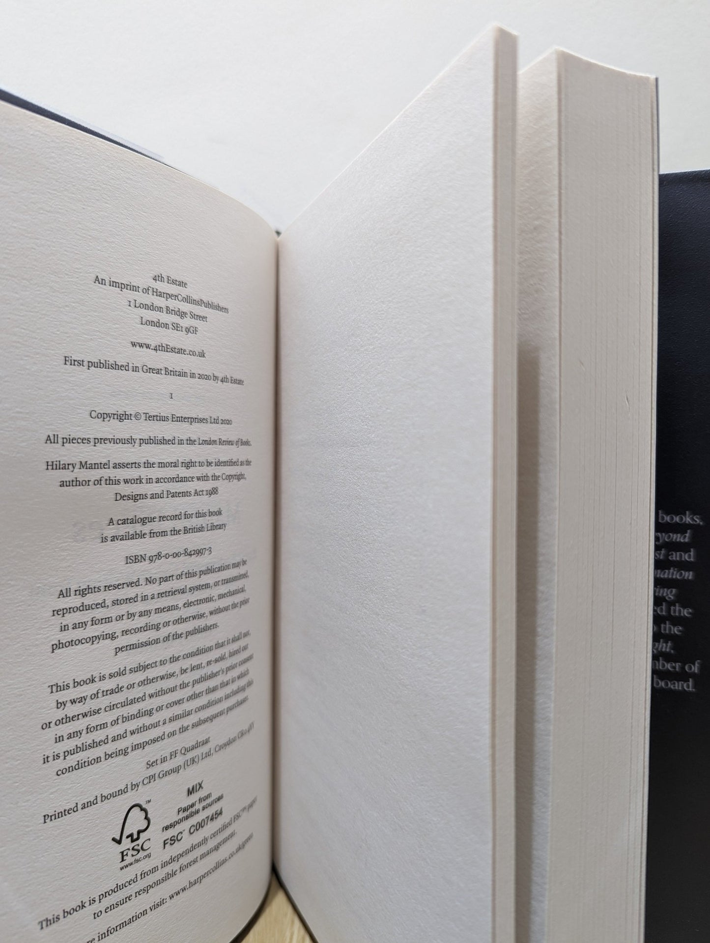 Mantel Pieces by Hilary Mantel (Signed First Edition) - Fialta Books