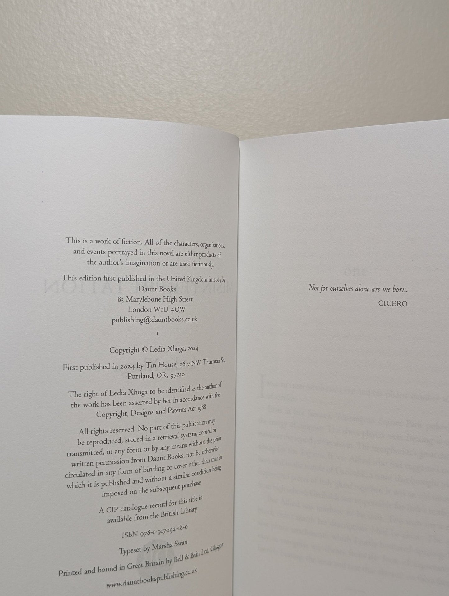 Misinterpretation by Ledia Xhoga (First Edition) - Fialta Books