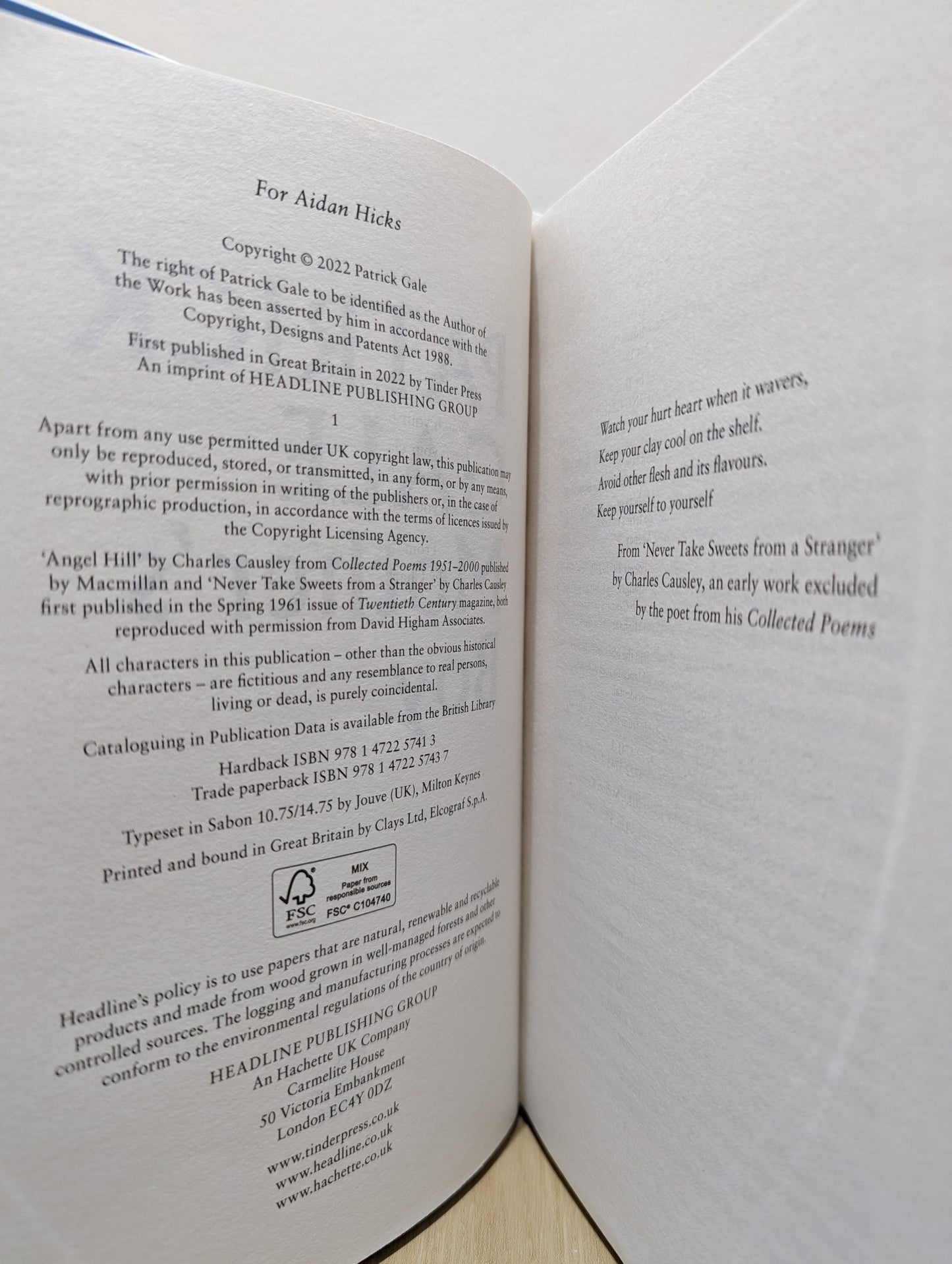 Mother's Boy by Patrick Gale (Signed) - Fialta Books