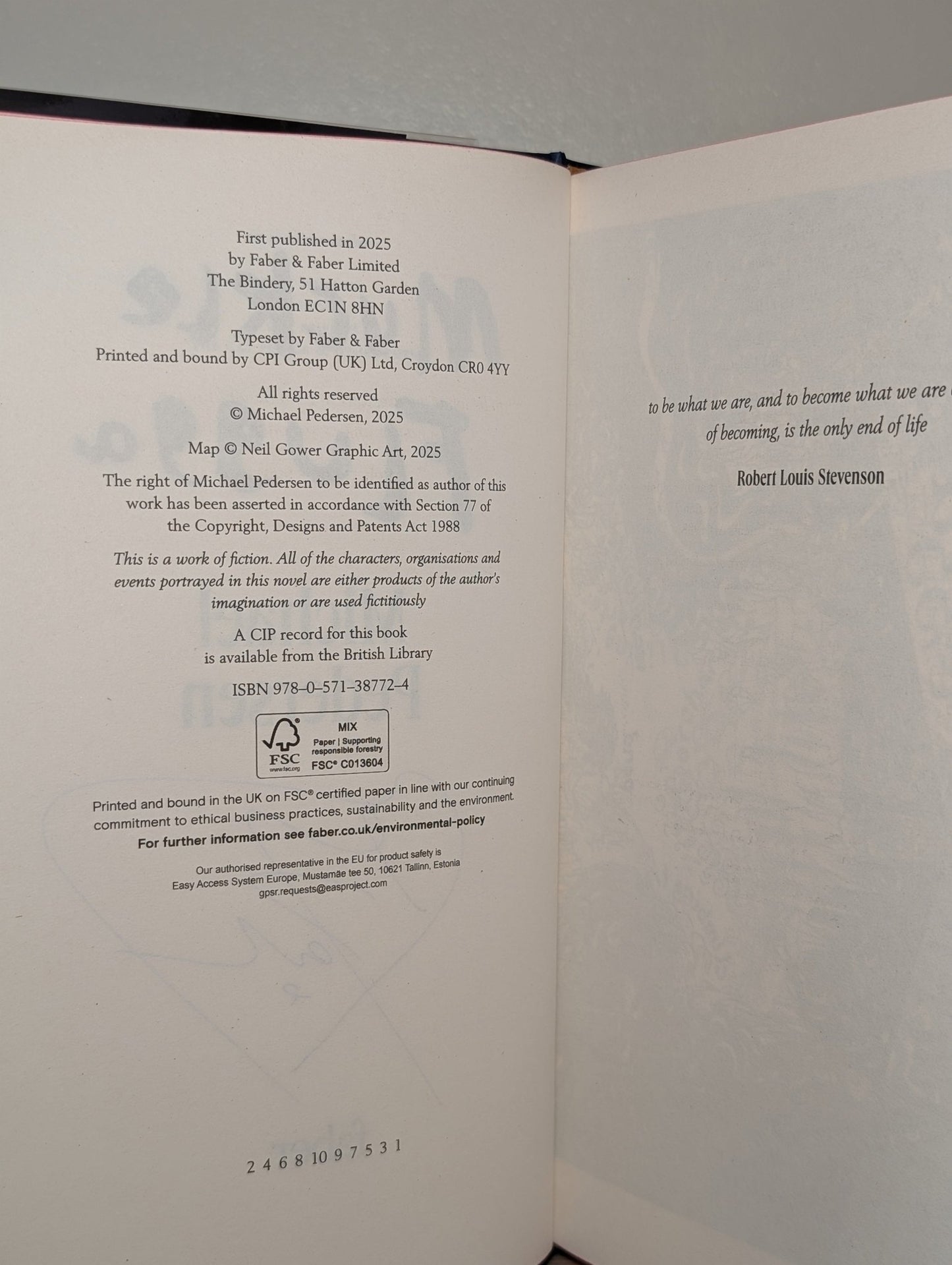 Muckle Flugga by Michael Pedersen (Signed First Edition with sprayed edges) - Fialta Books