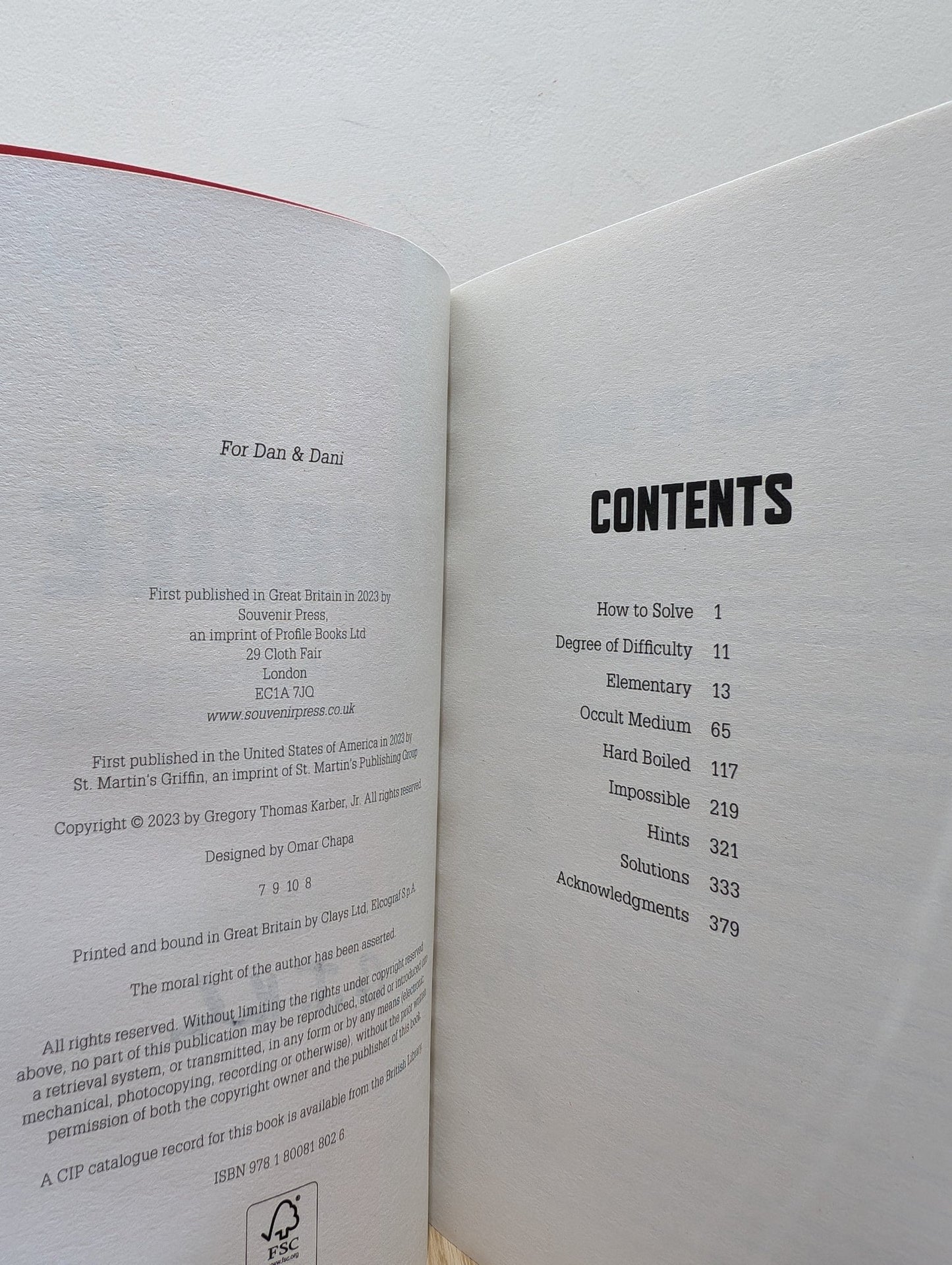 Murdle by G.T Karber (Signed) - Fialta Books