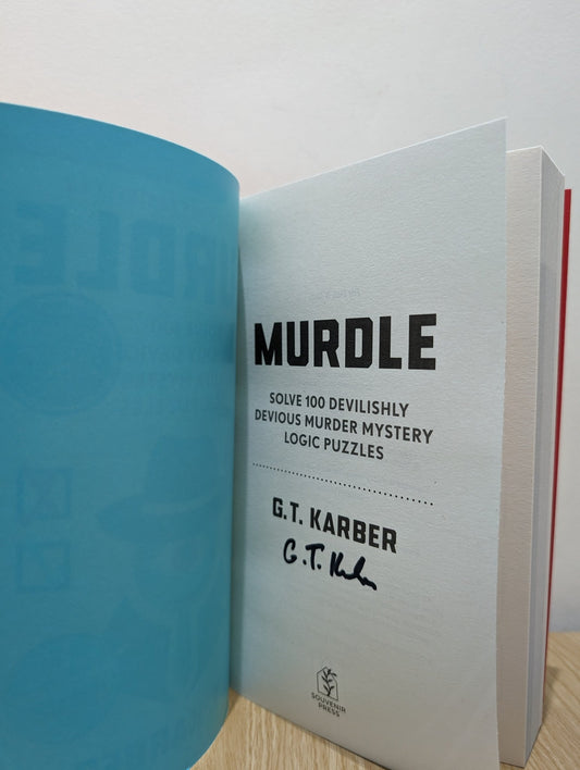 Murdle; More Killer Puzzles by G.T Karber (Signed Set) - Fialta Books