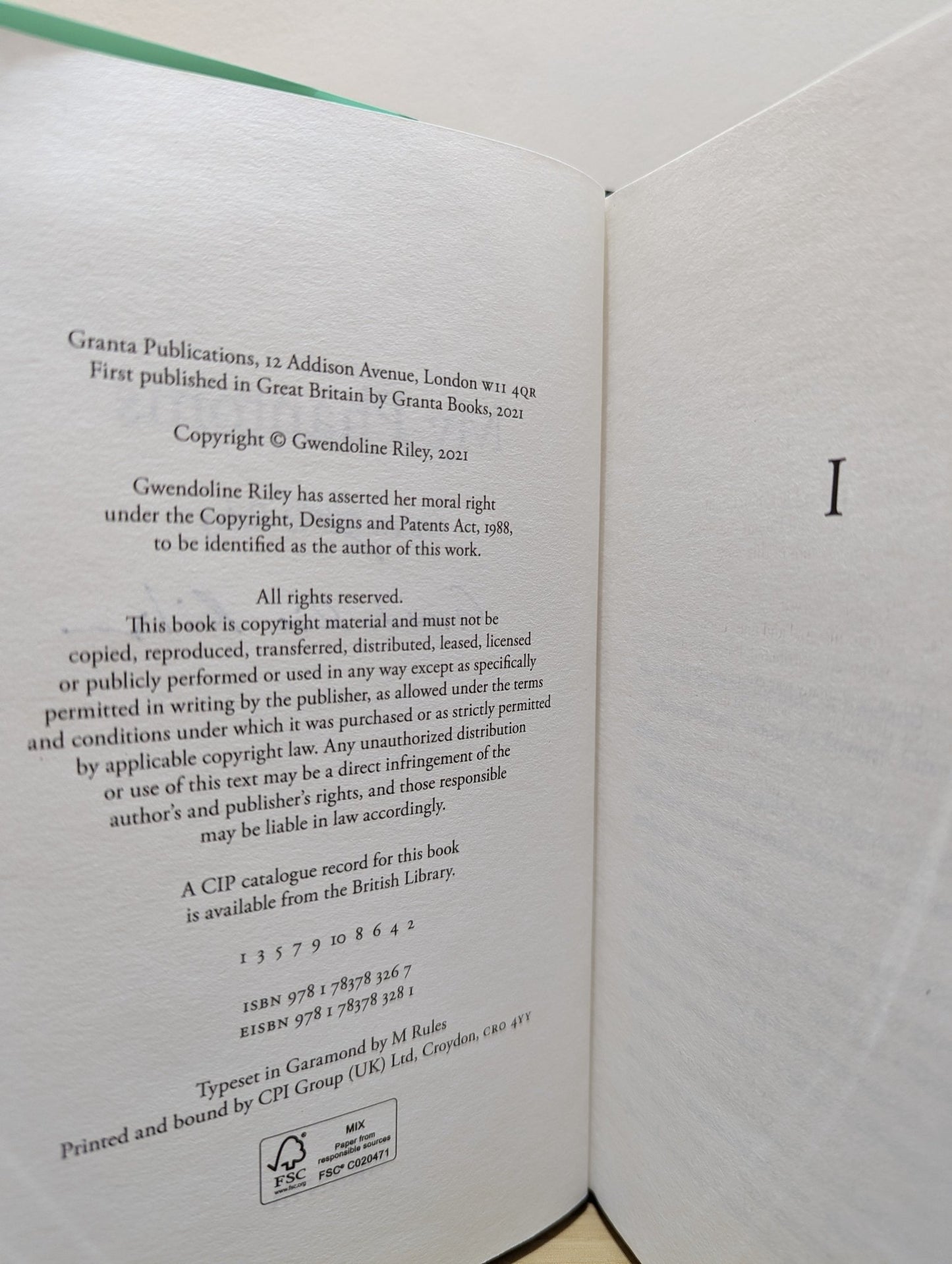 My Phantoms by Gwendoline Riley (Signed First Edition) - Fialta Books