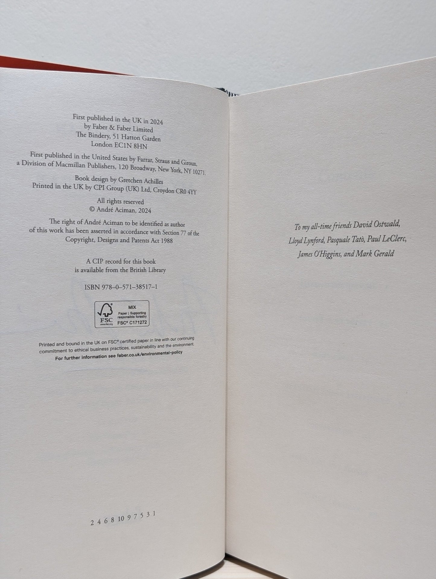 My Roman Year by Andre Aciman (Signed First Edition) - Fialta Books