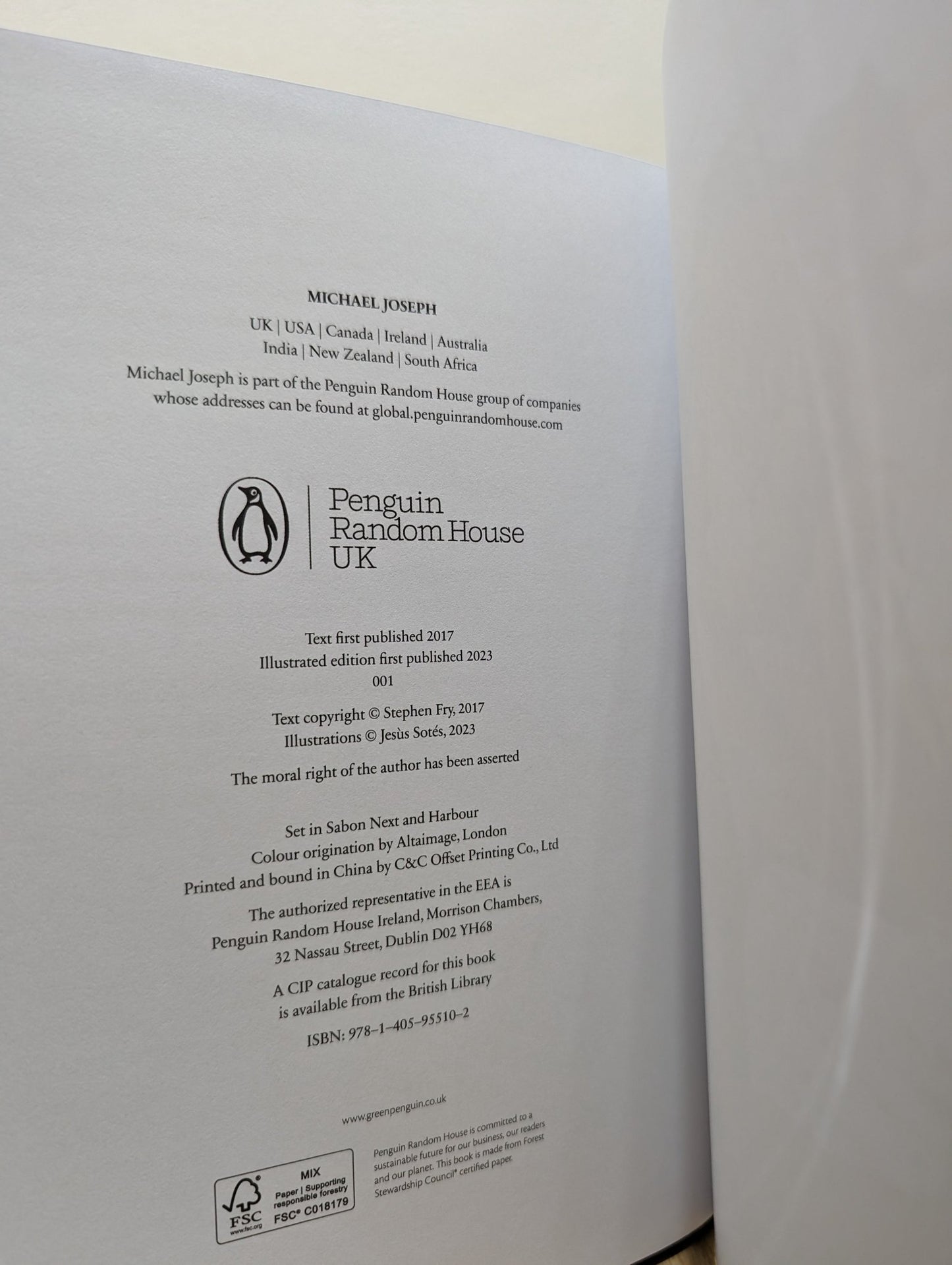 Mythos Illustrated: The Illustrated Story by Stephen Fry (Signed) - Fialta Books