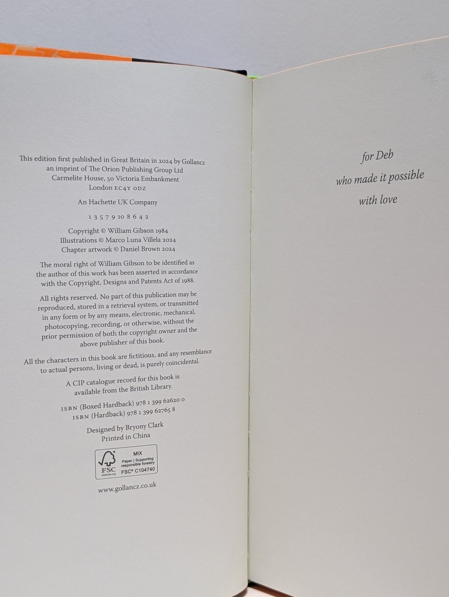 Neuromancer by William Gibson (Signed Deluxe Edition) - Fialta Books