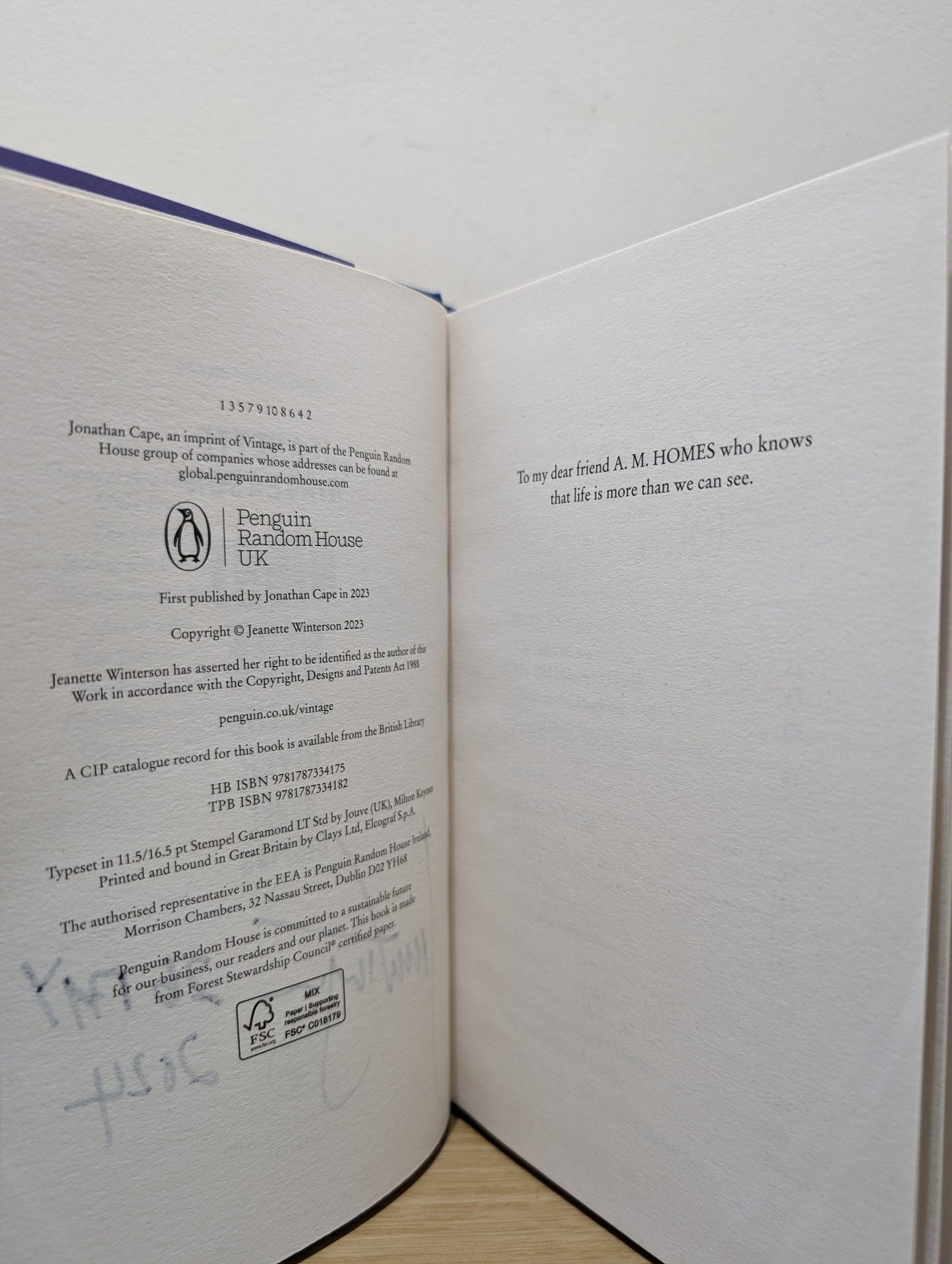 Night Side Of The River by Jeanette Winterson (Signed Dated First Edition) - Fialta Books